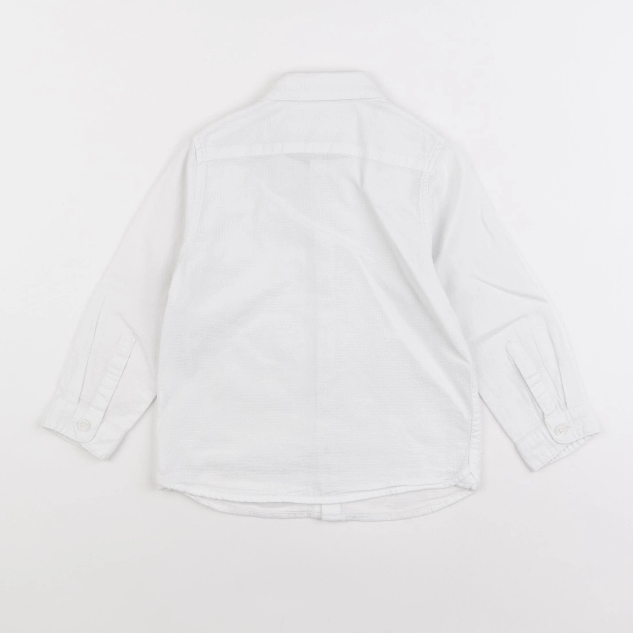 Zara - chemise blanc - 2/3 ans
