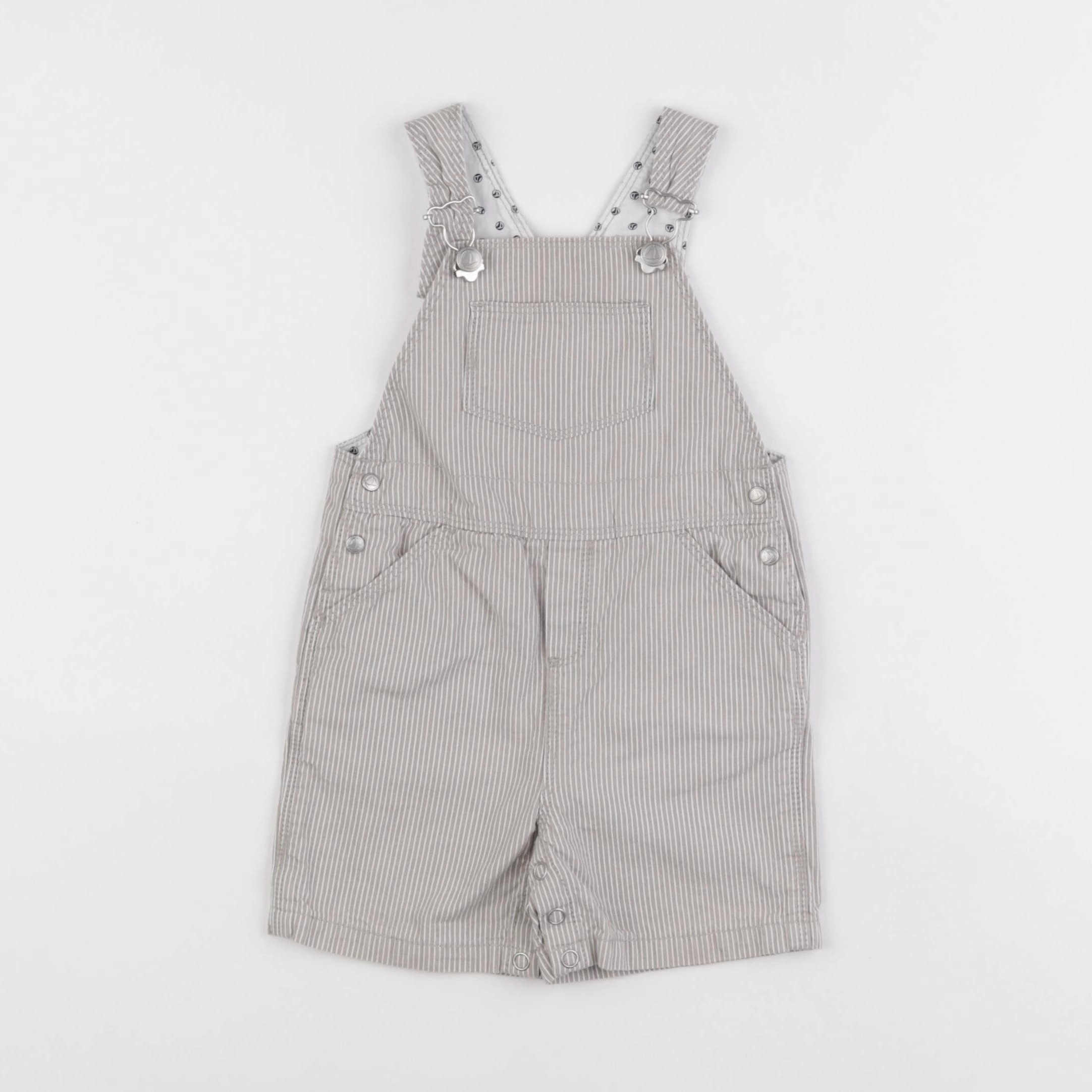 Petit Bateau - salopette marron - 12 mois