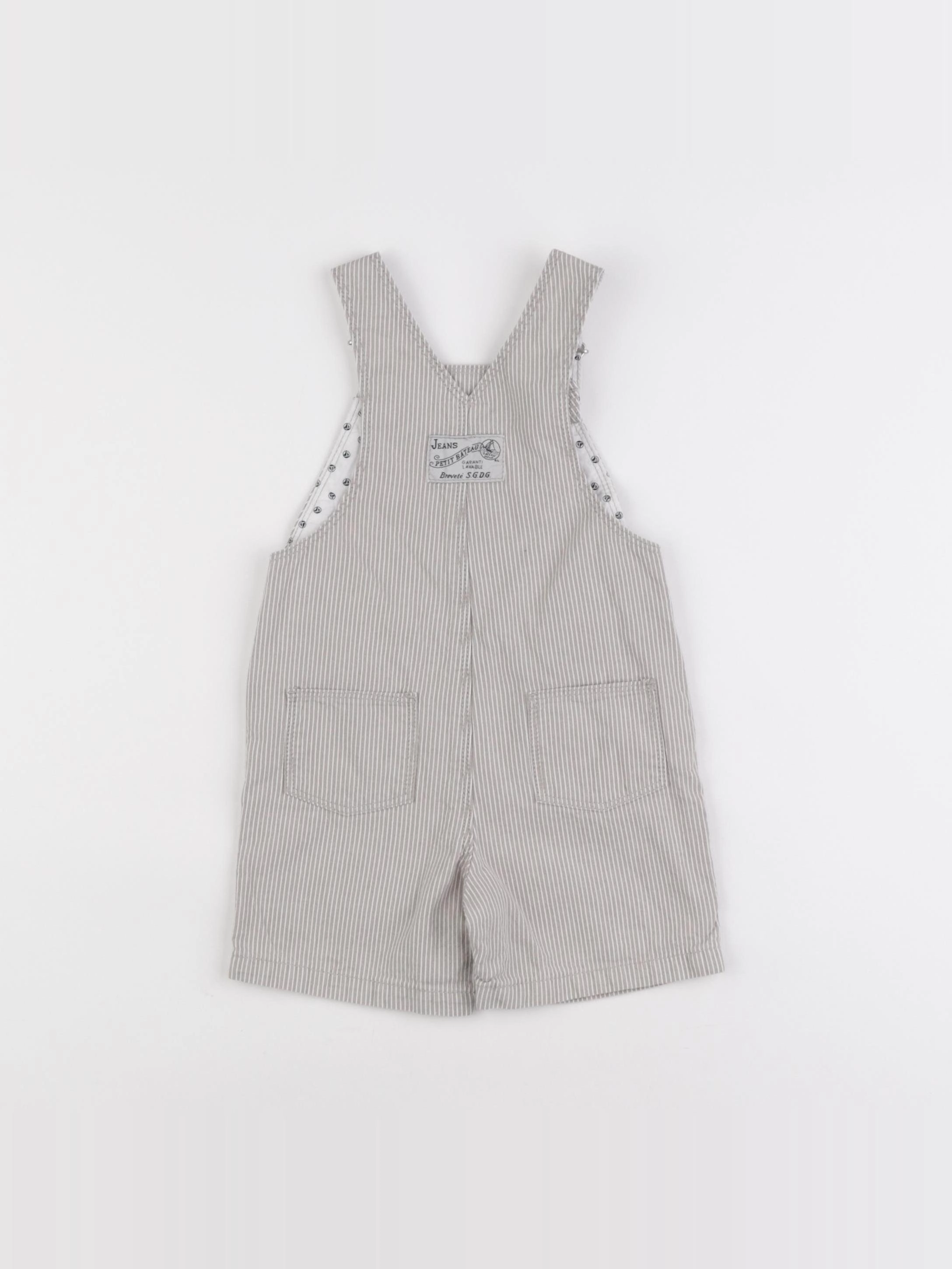 Petit Bateau - salopette marron - 12 mois