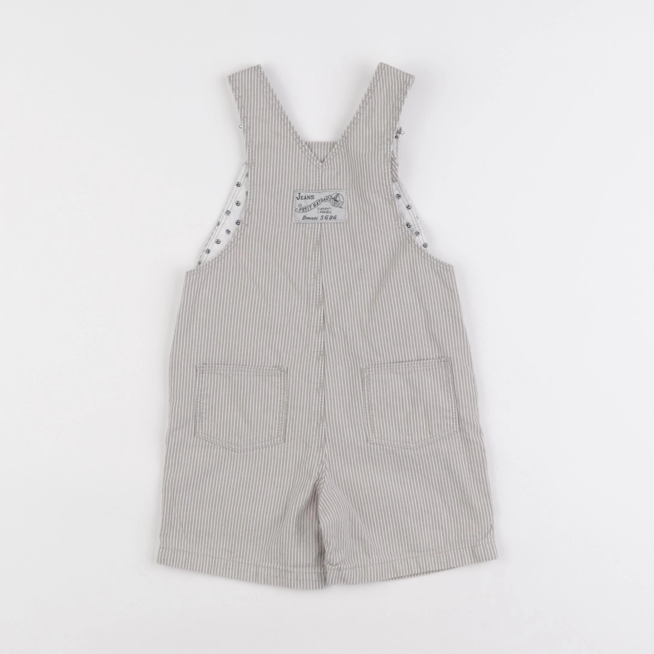 Petit Bateau - salopette marron - 12 mois