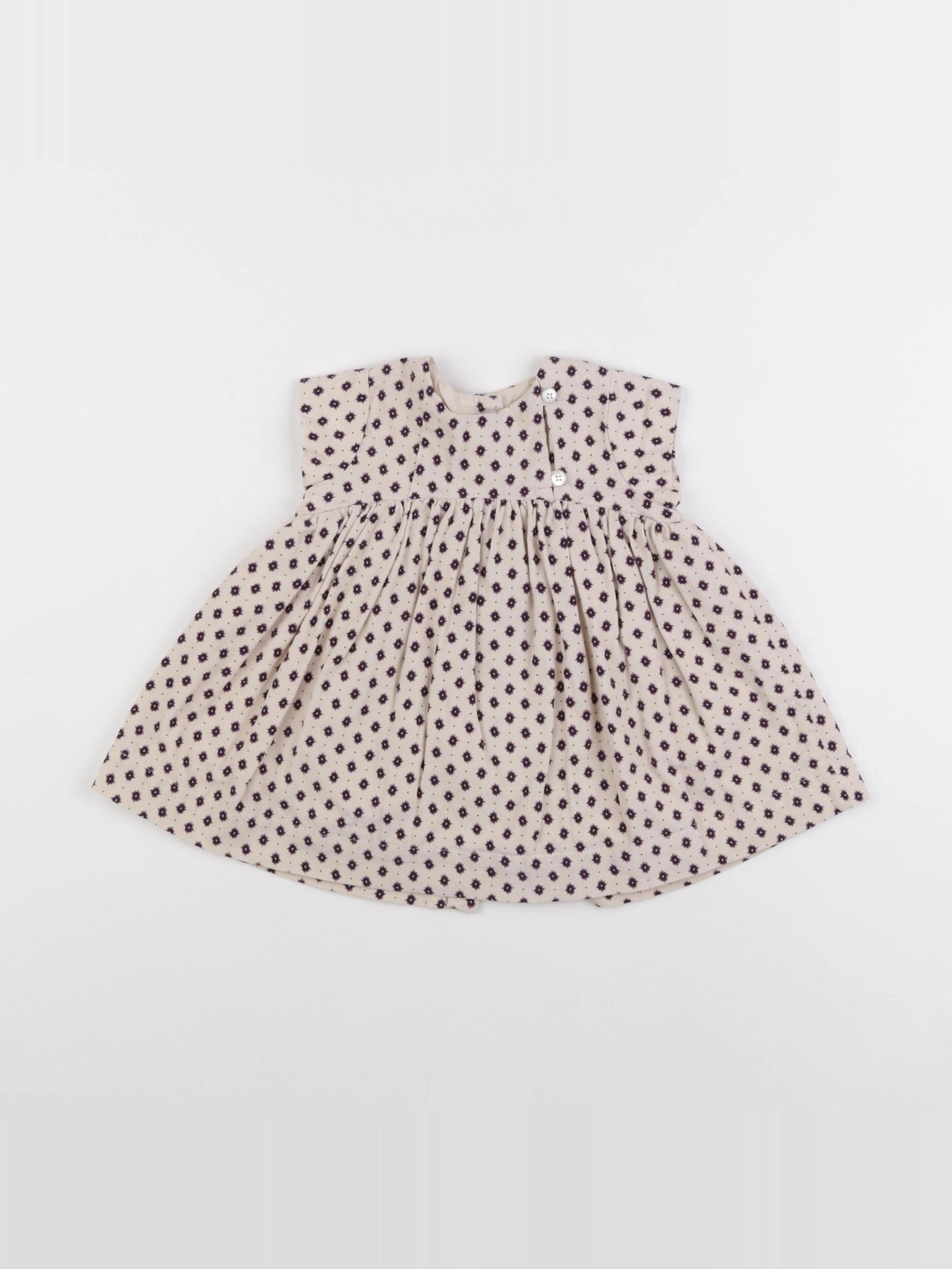 Natalys - robe violet - 6 mois