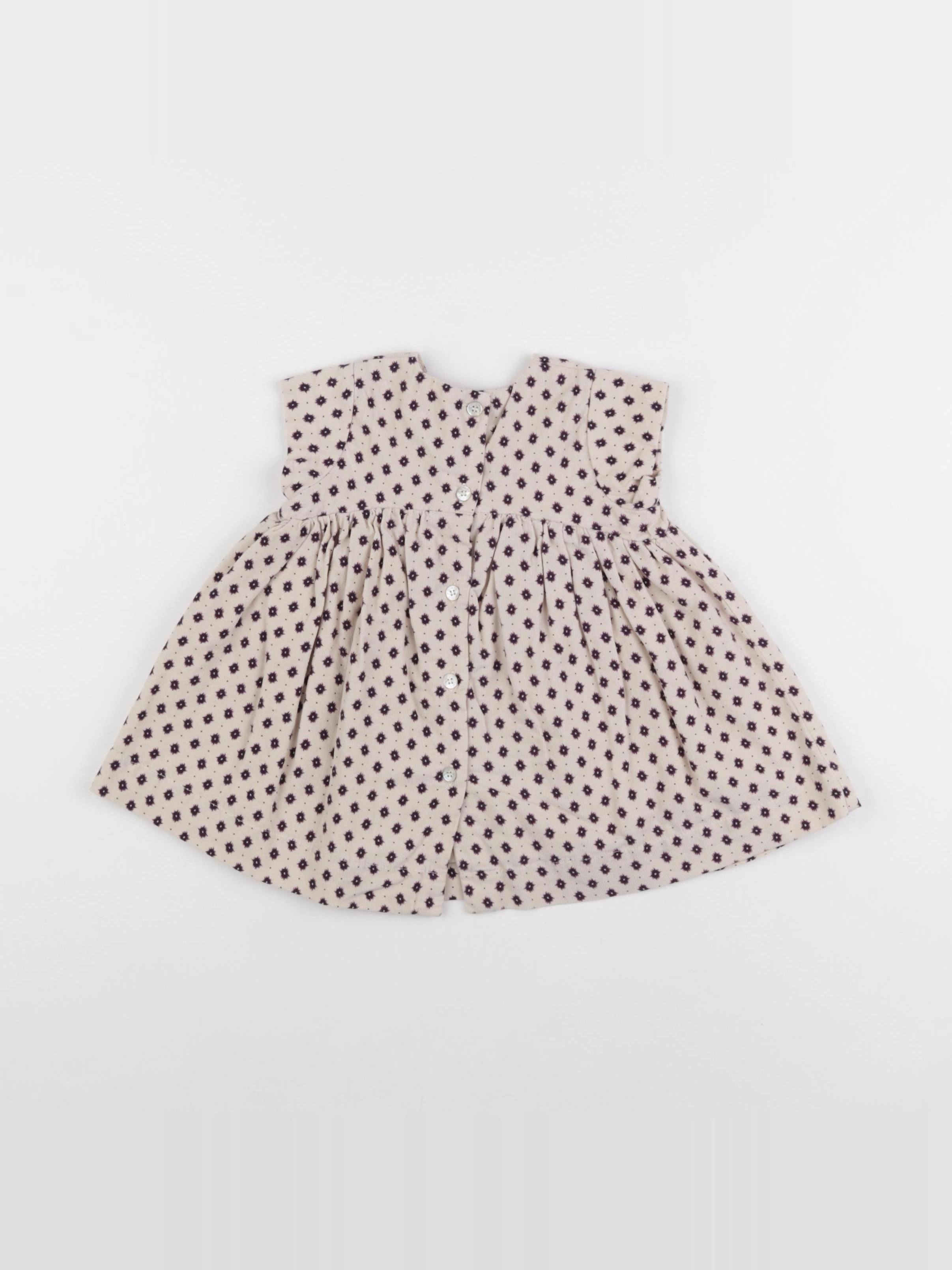 Natalys - robe violet - 6 mois
