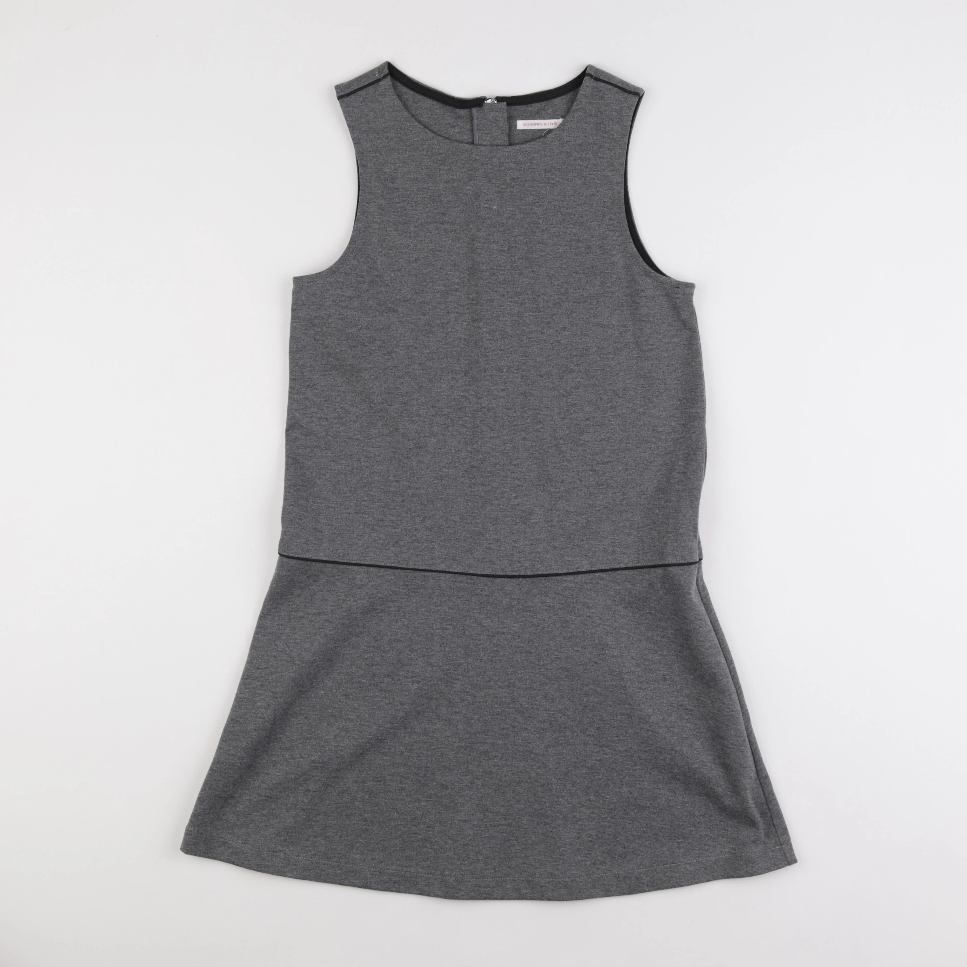 Monoprix - robe gris - 12 ans