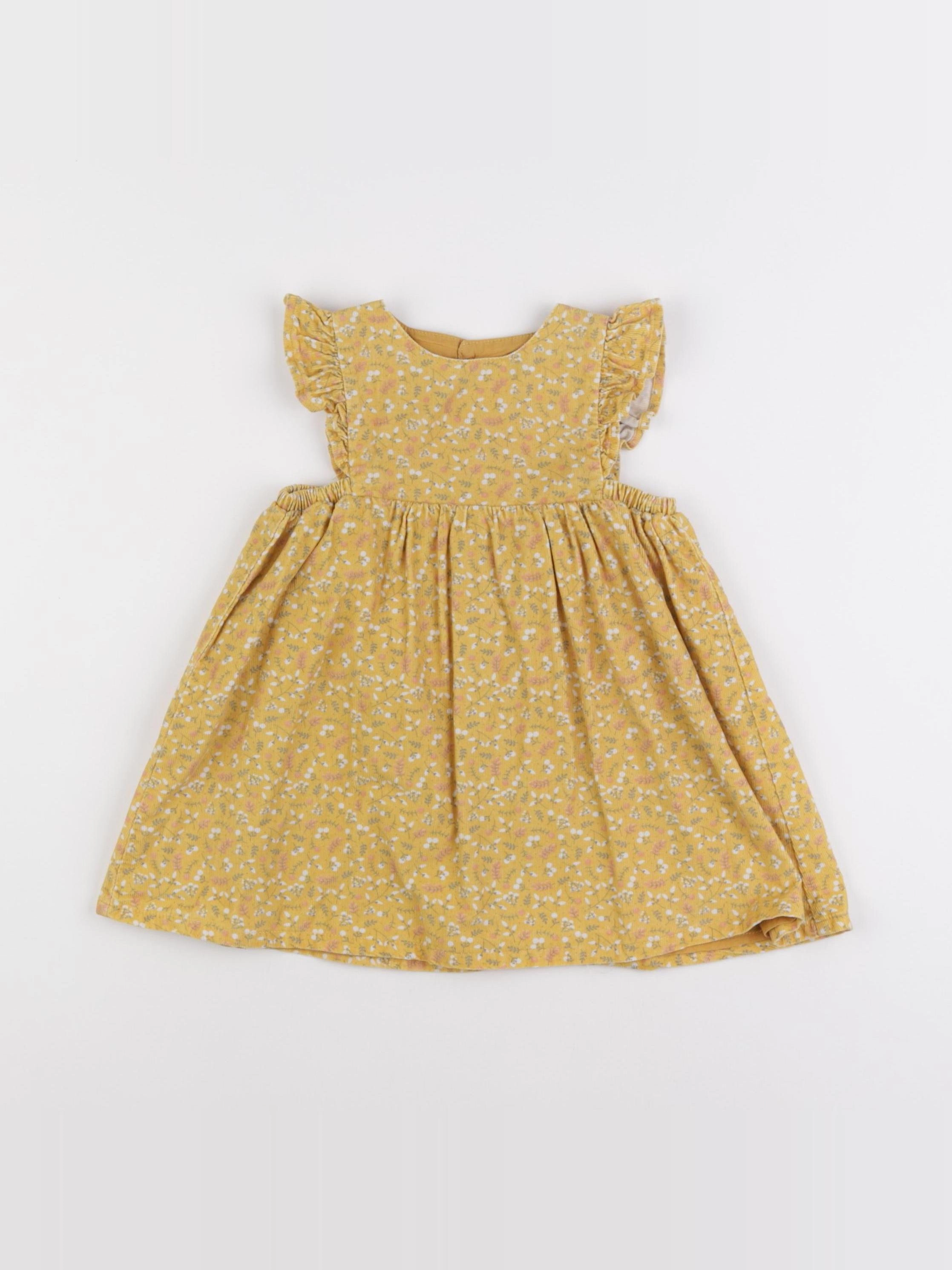 Boutchou - robe jaune - 9 mois