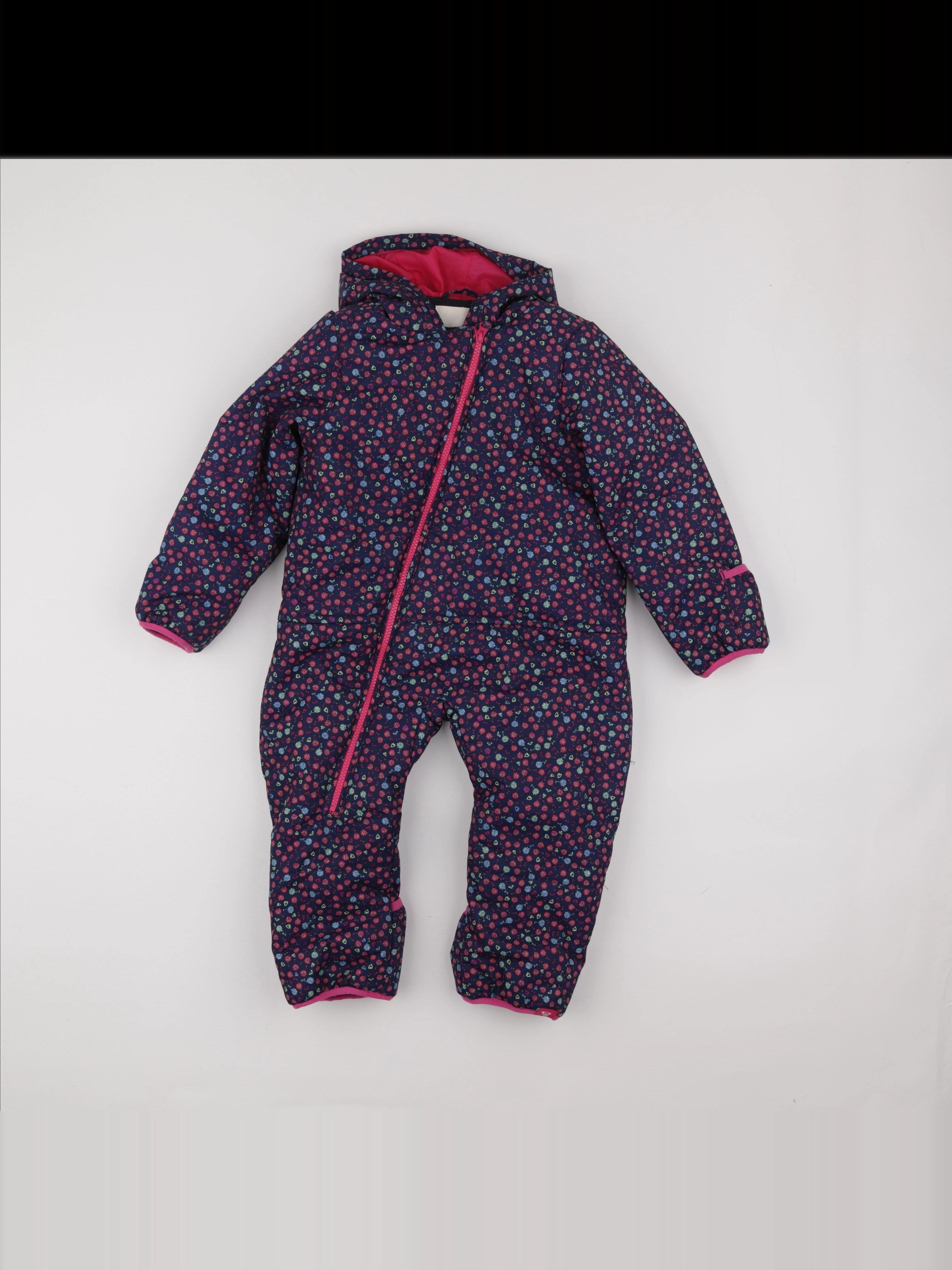 Roxy - combinaison de ski bleu, rose - 24 mois
