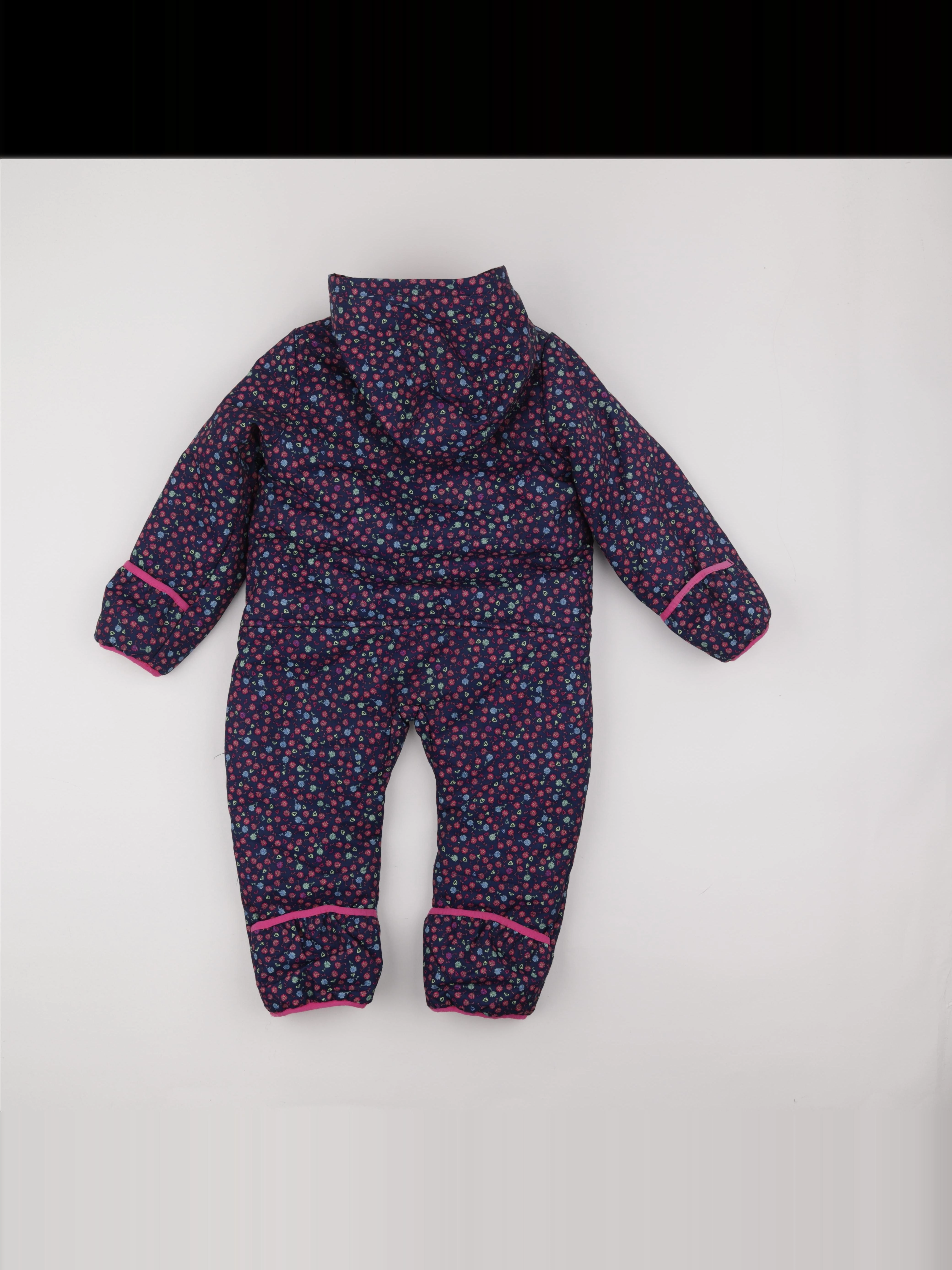 Roxy - combinaison de ski bleu, rose - 24 mois
