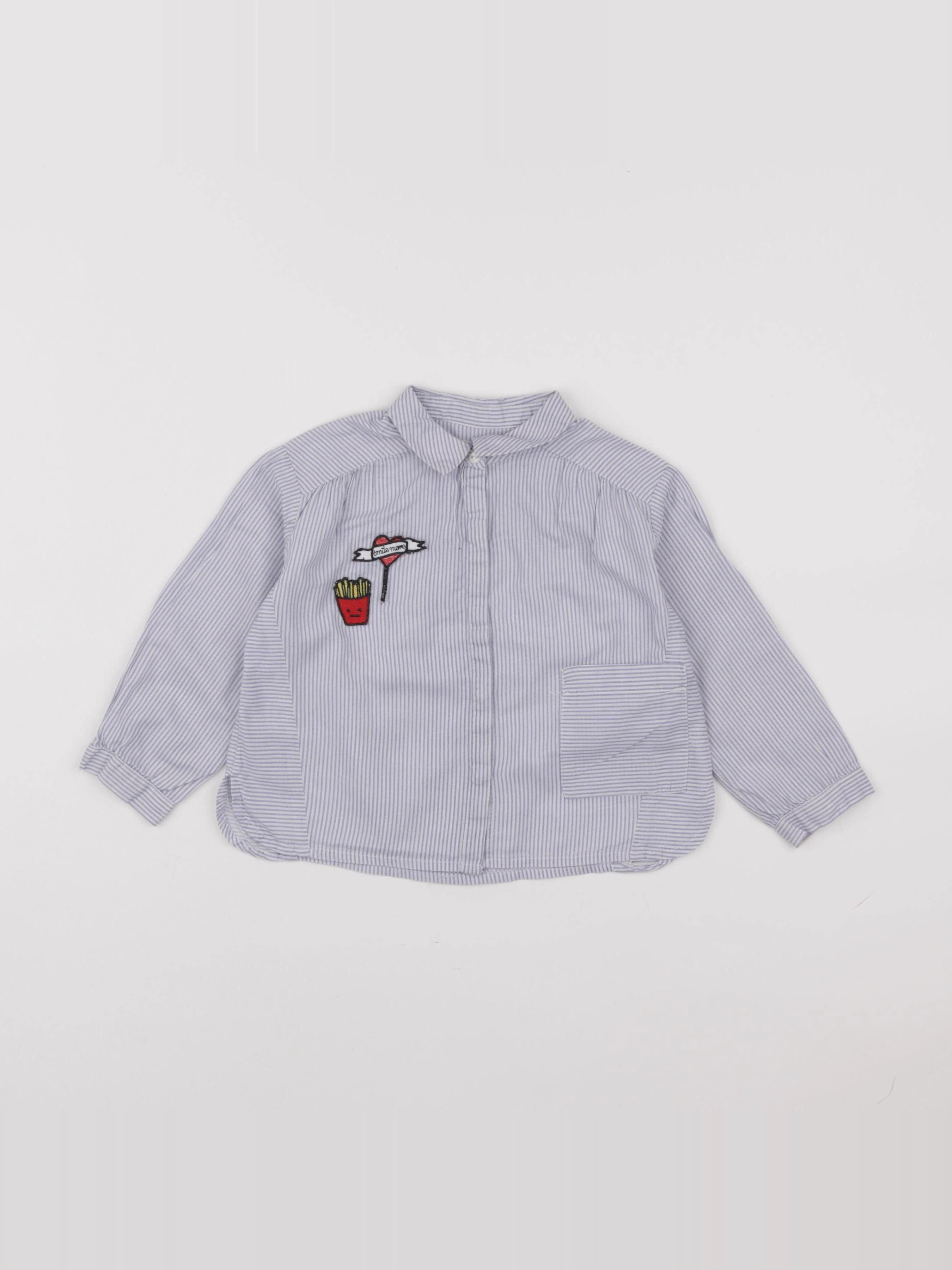 Zara - chemise bleu - 18/24 mois