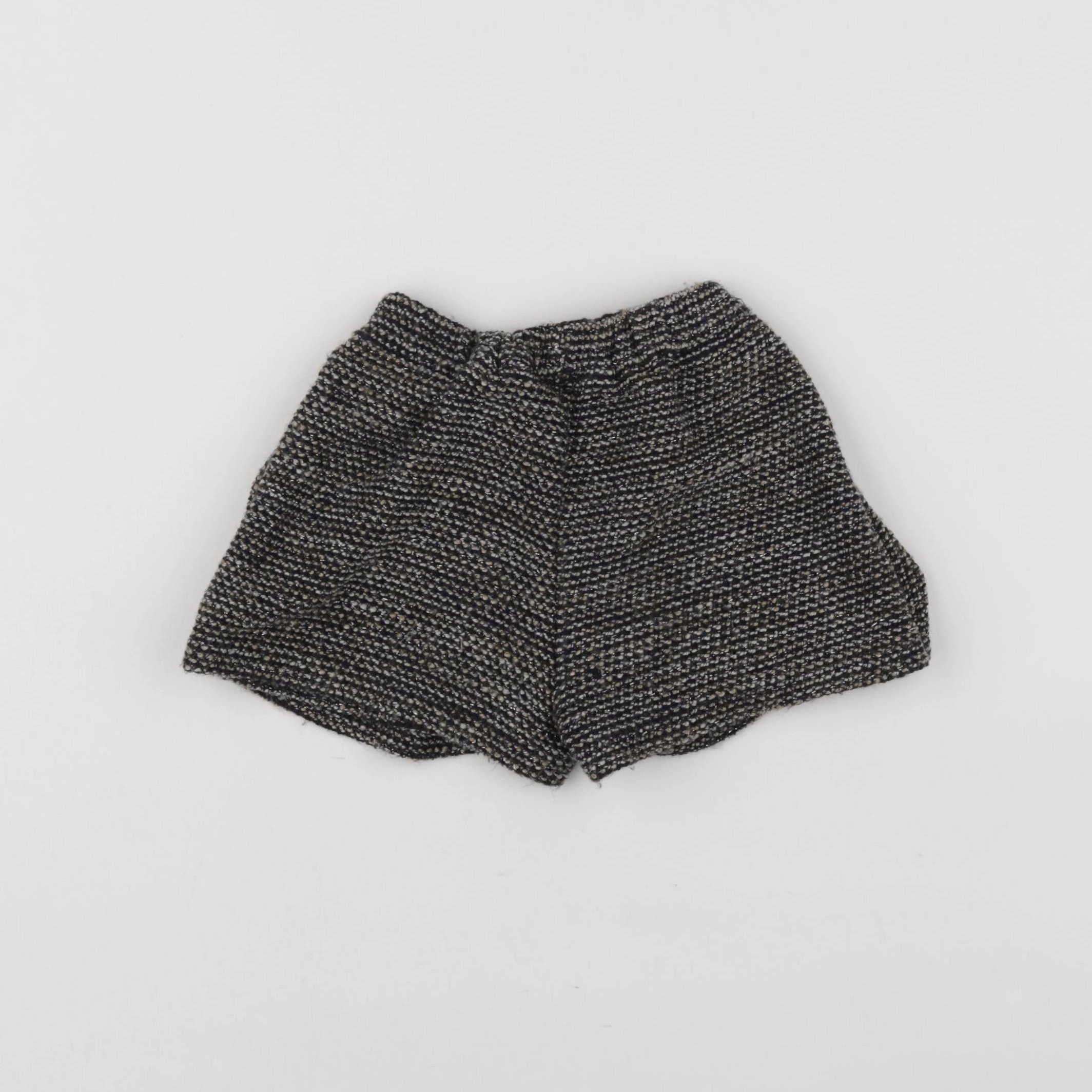 Zara - jupe short marron - 2/3 ans