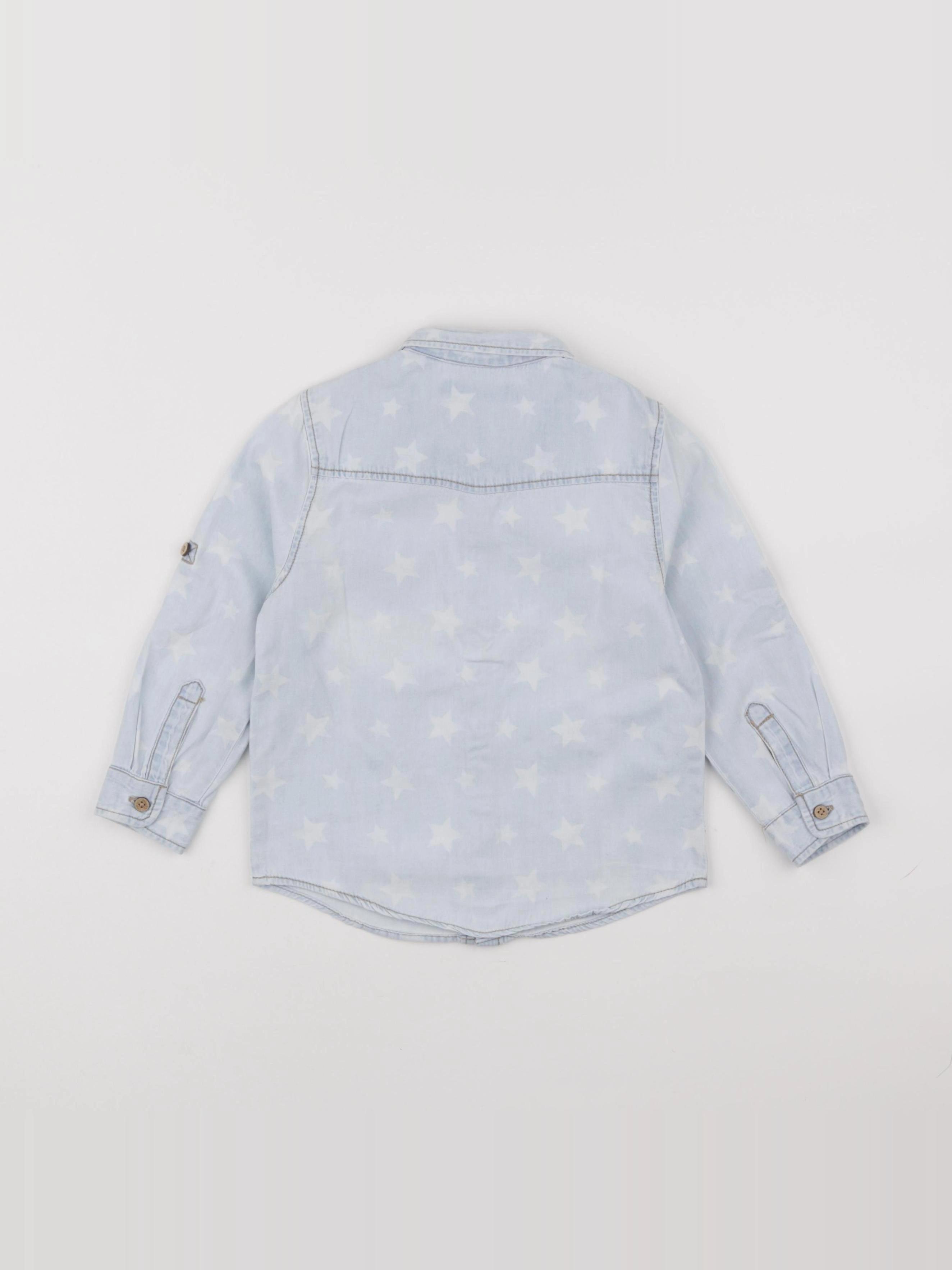 Zara - chemise bleu - 2/3 ans