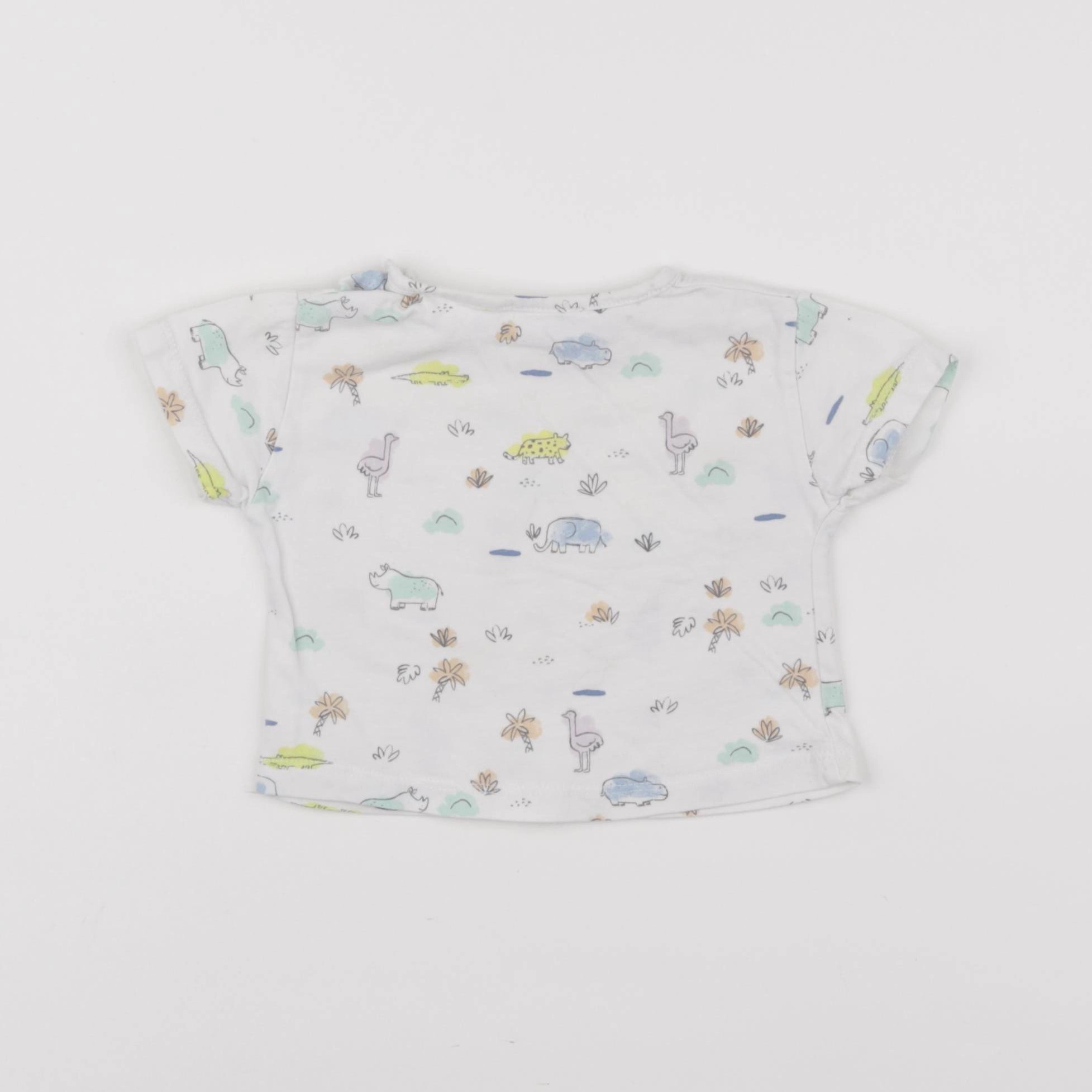 Zara - tee-shirt blanc - 1/3 mois