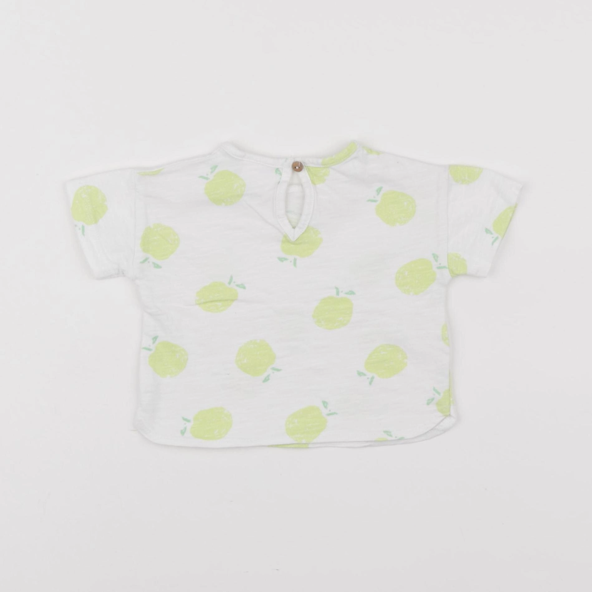 Zara - tee-shirt vert - 1/3 mois