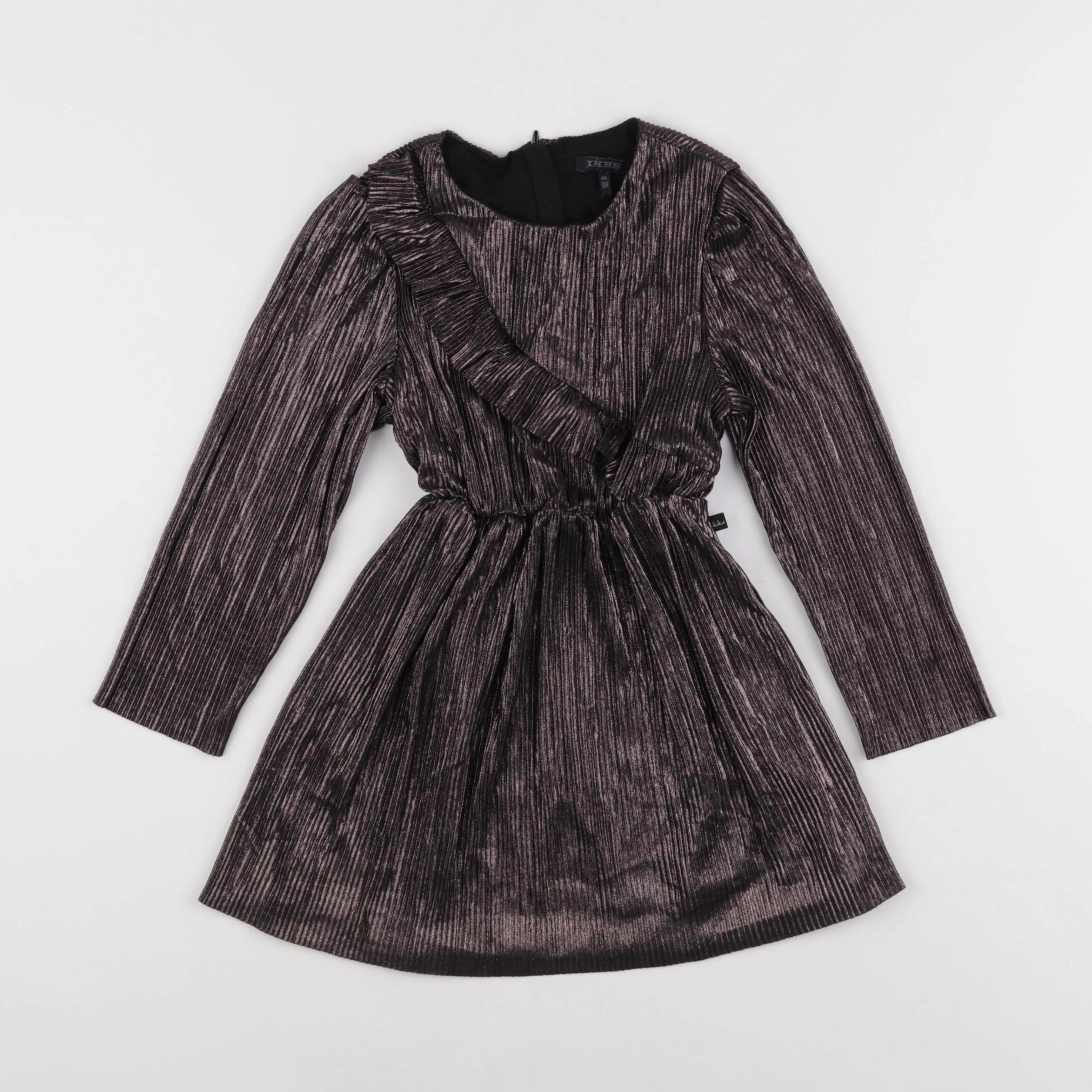 IKKS - robe rouge - 4 ans