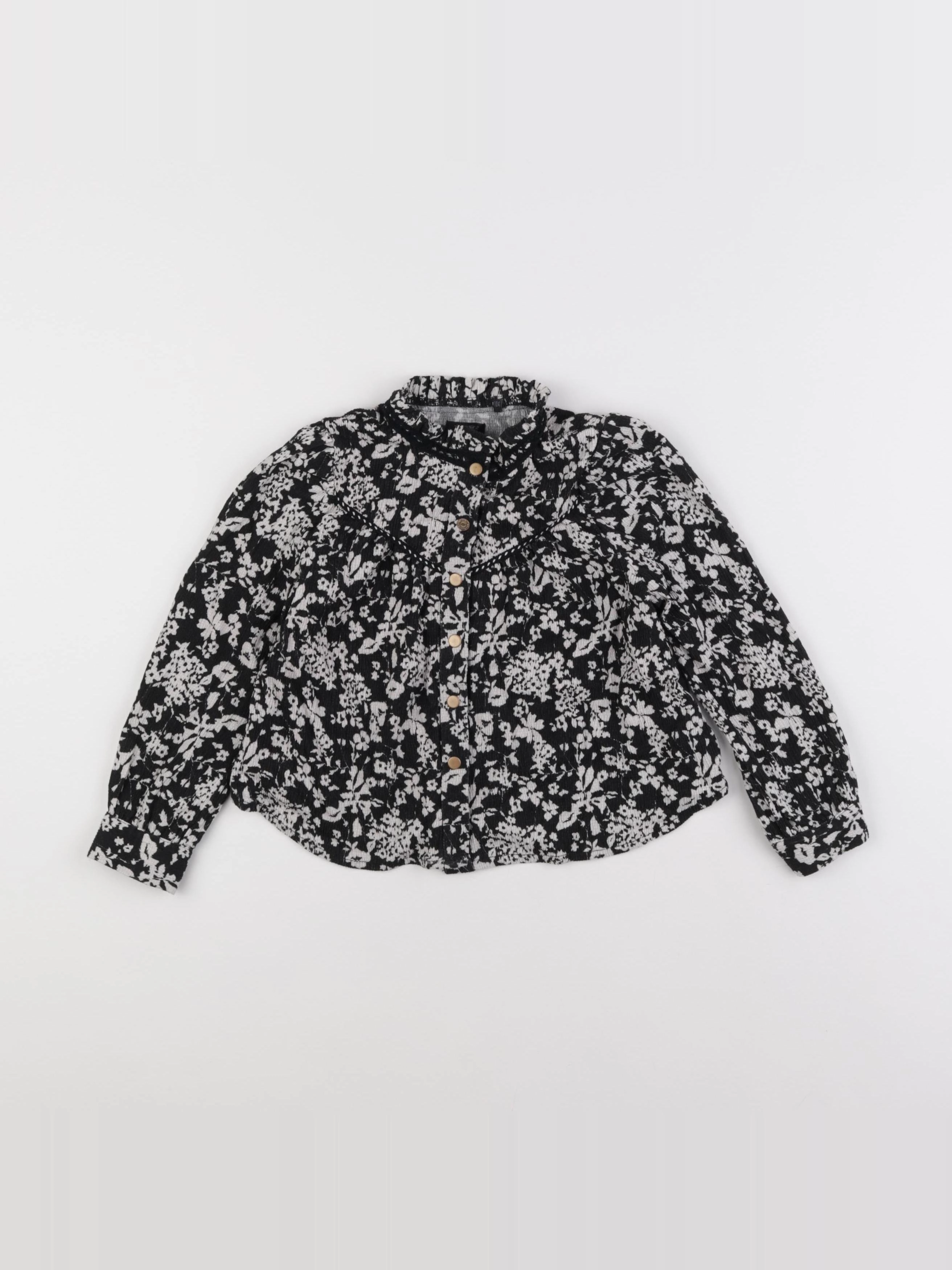 IKKS - blouse noir - 4 ans