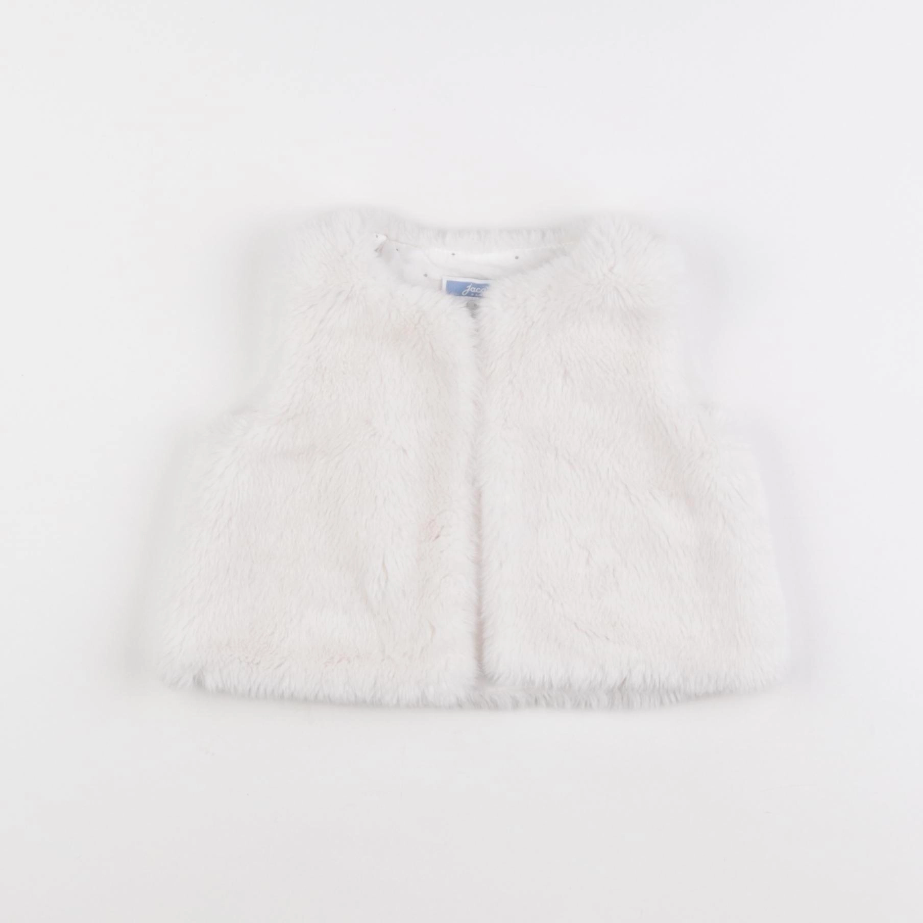Jacadi - gilet blanc - 6 mois
