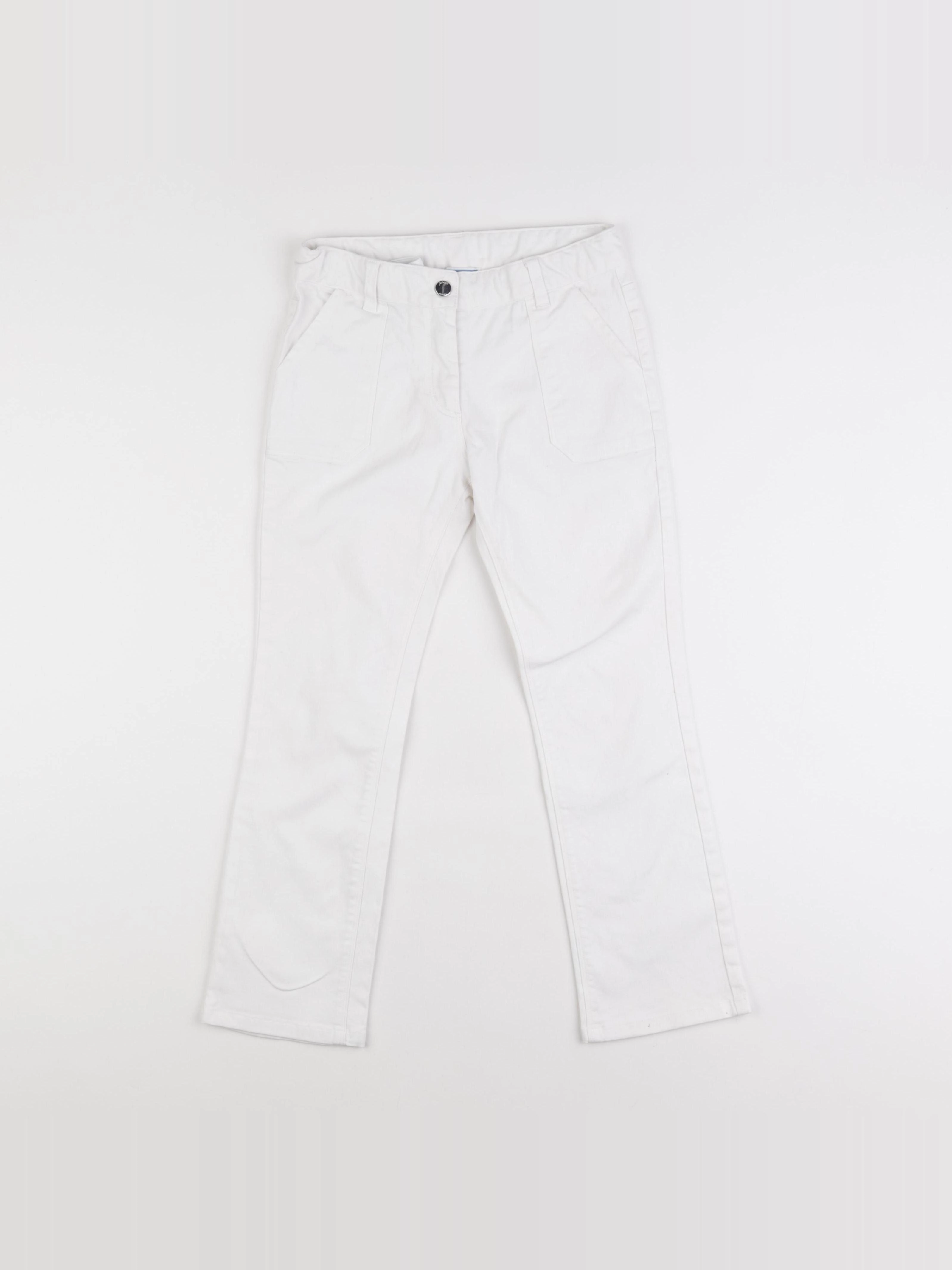 Jacadi - pantalon blanc - 10 ans