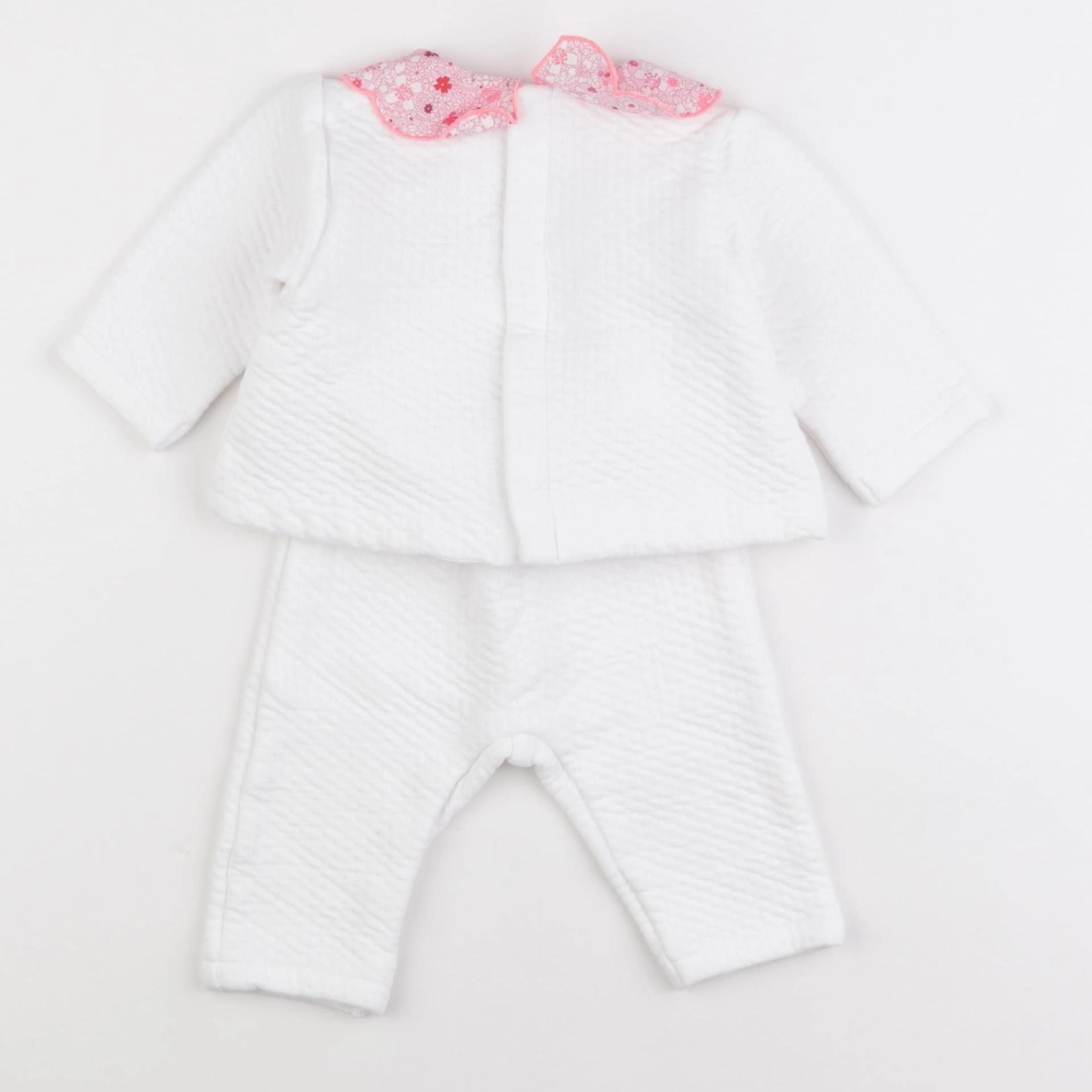 Jacadi - ensemble blanc - 6 mois