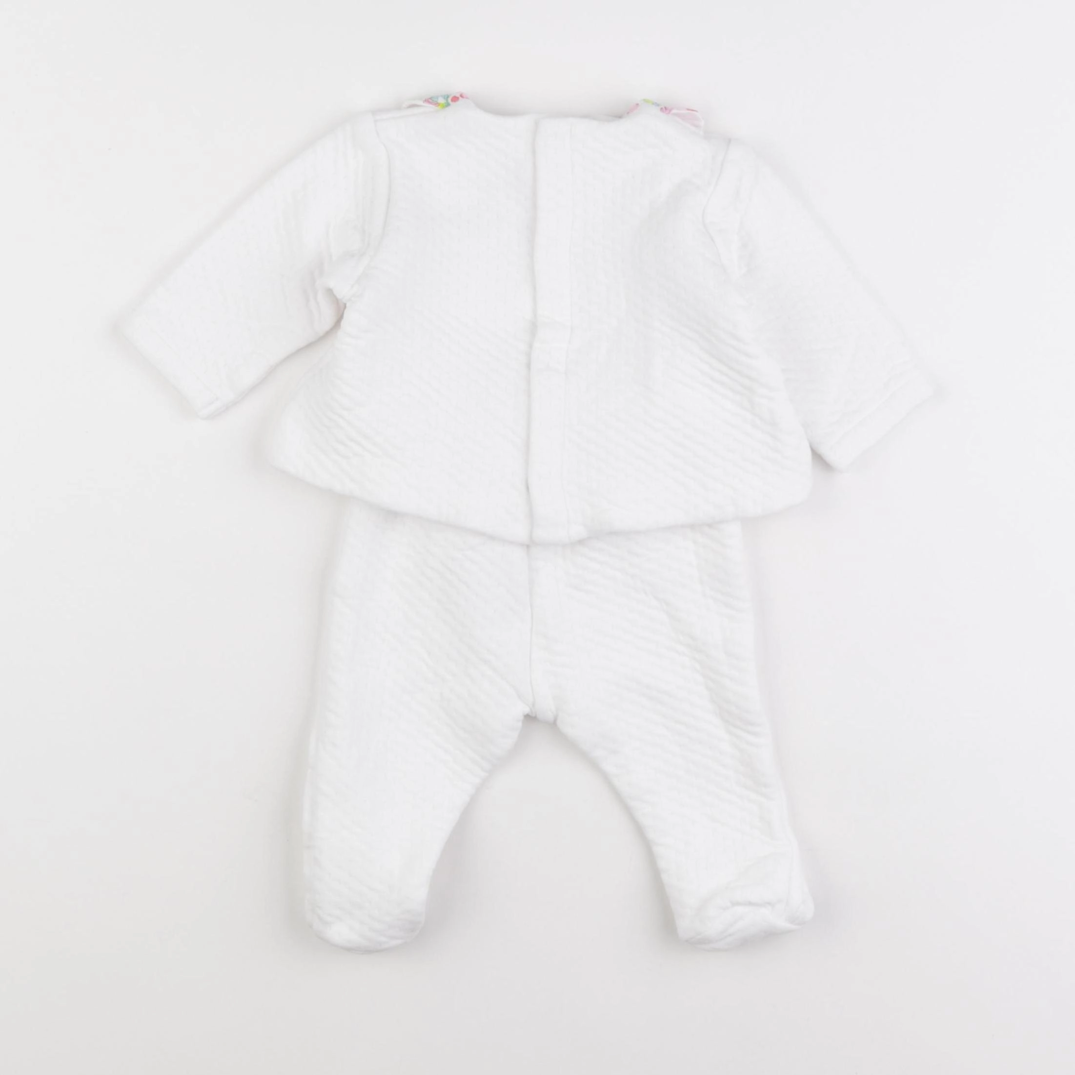 Jacadi - ensemble liberty blanc - 6 mois