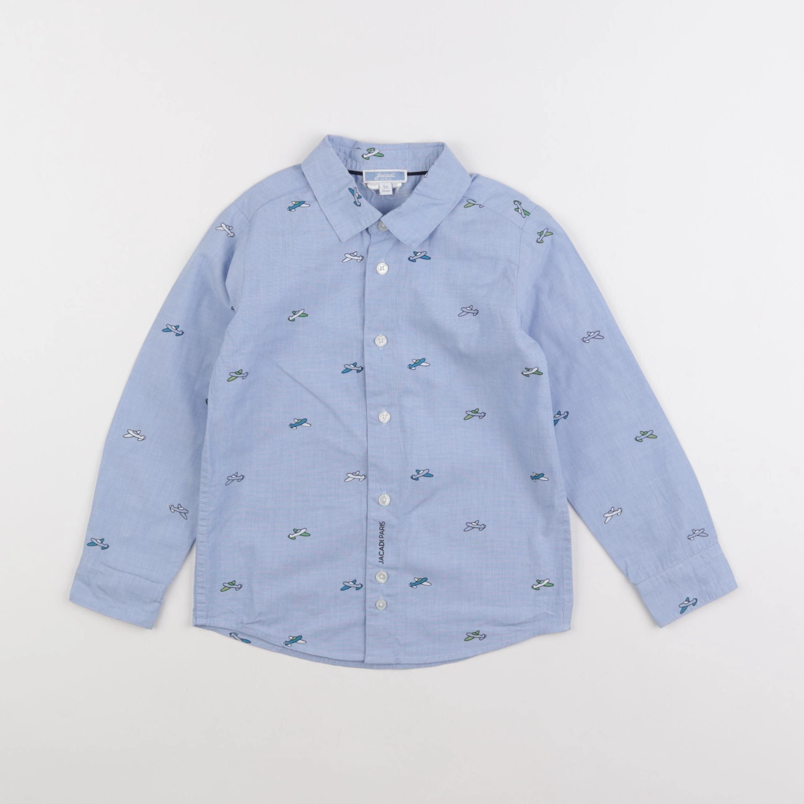 Jacadi - chemise bleu - 5 ans