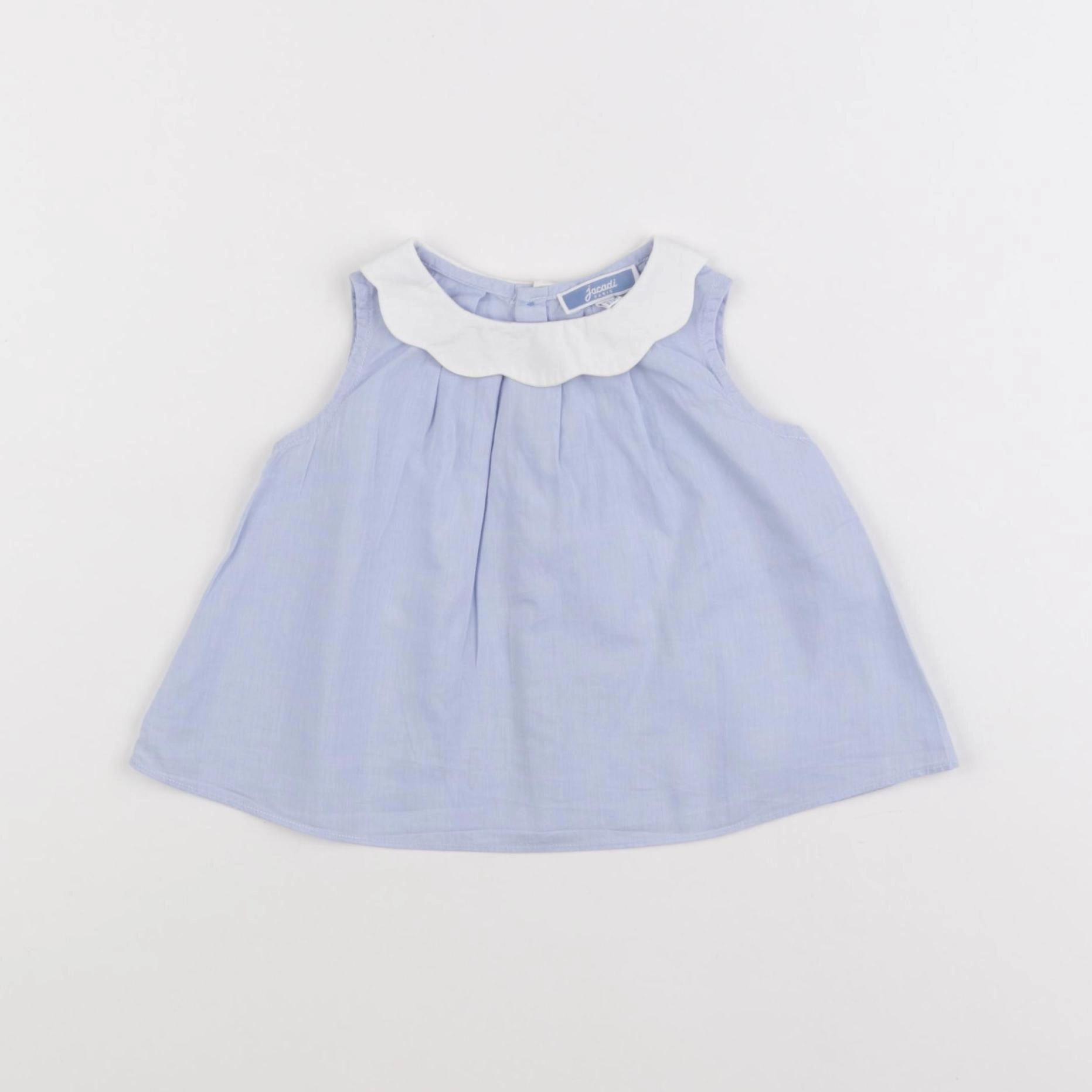 Jacadi - blouse bleu - 6 mois