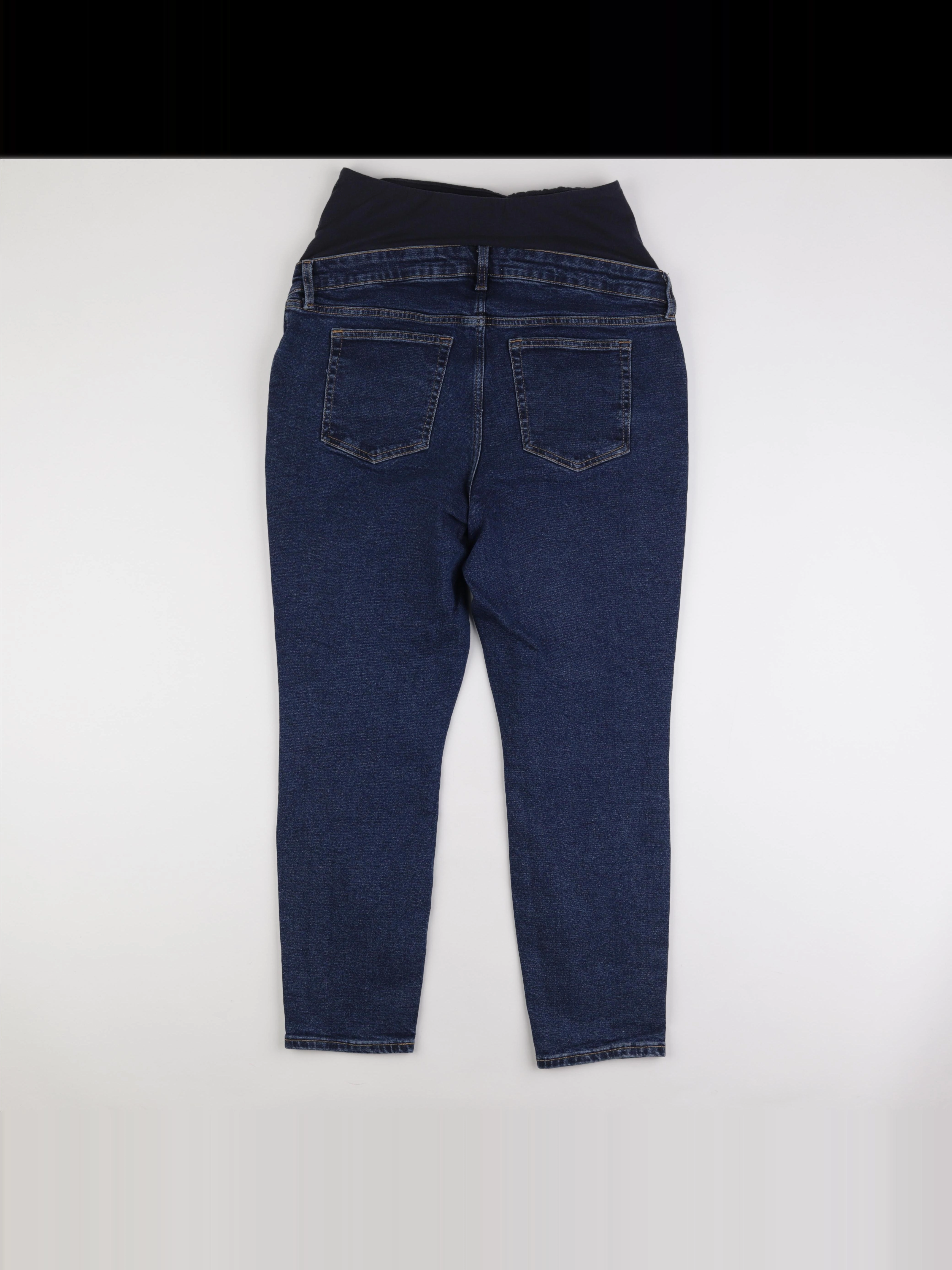 H&M - jean grossesse bleu - l
