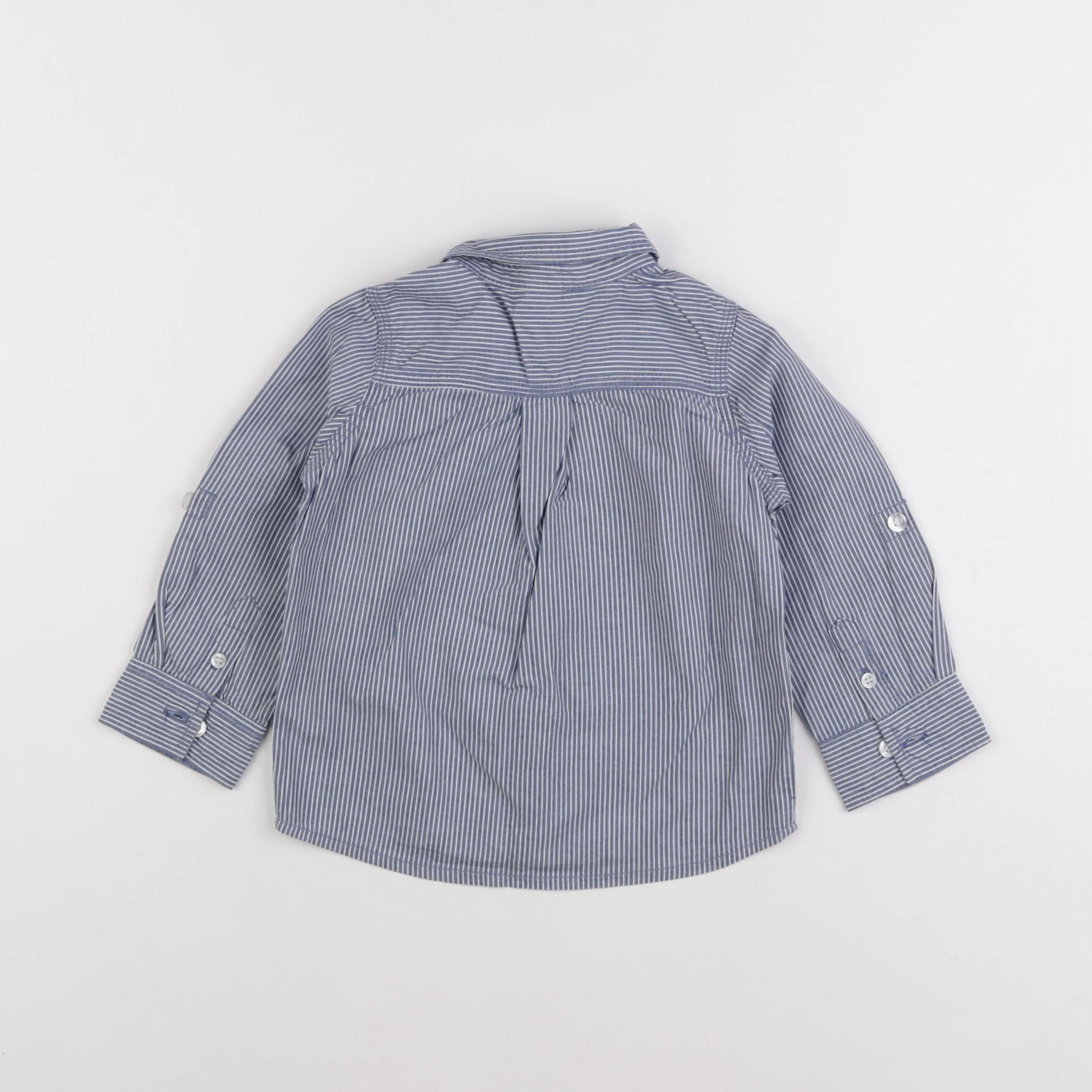 Tape à l'oeil - chemise blanc, bleu - 2 ans