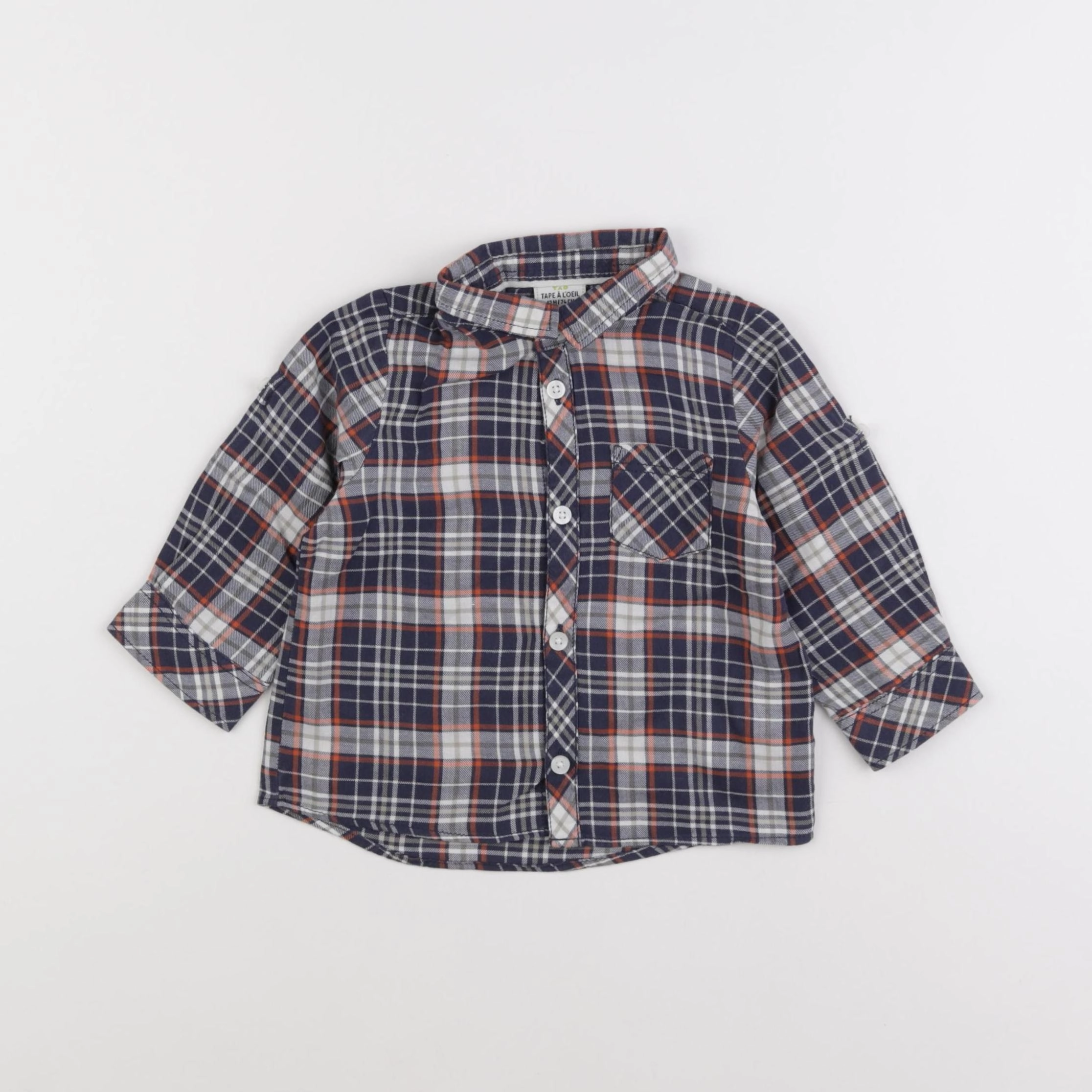 Tape à l'oeil - chemise multicolore - 12 mois