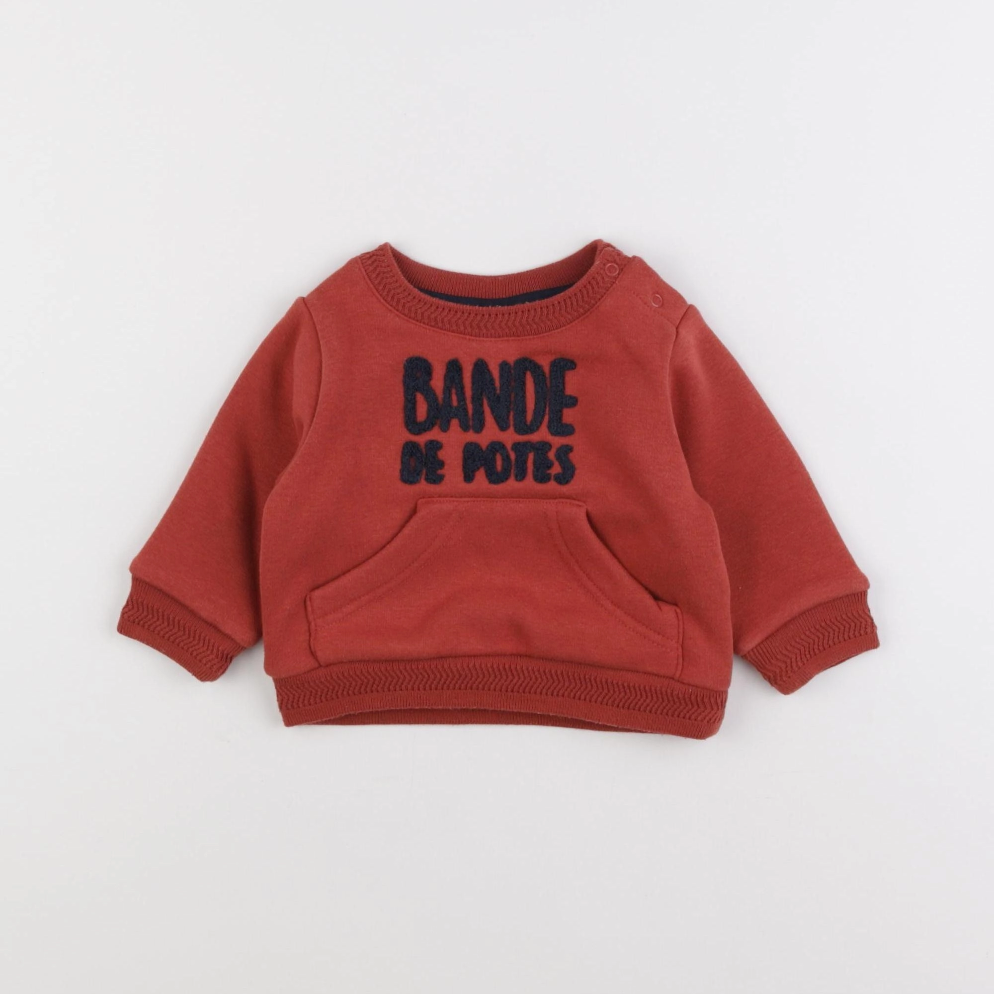 Tape à l'oeil - sweat orange - 3 mois