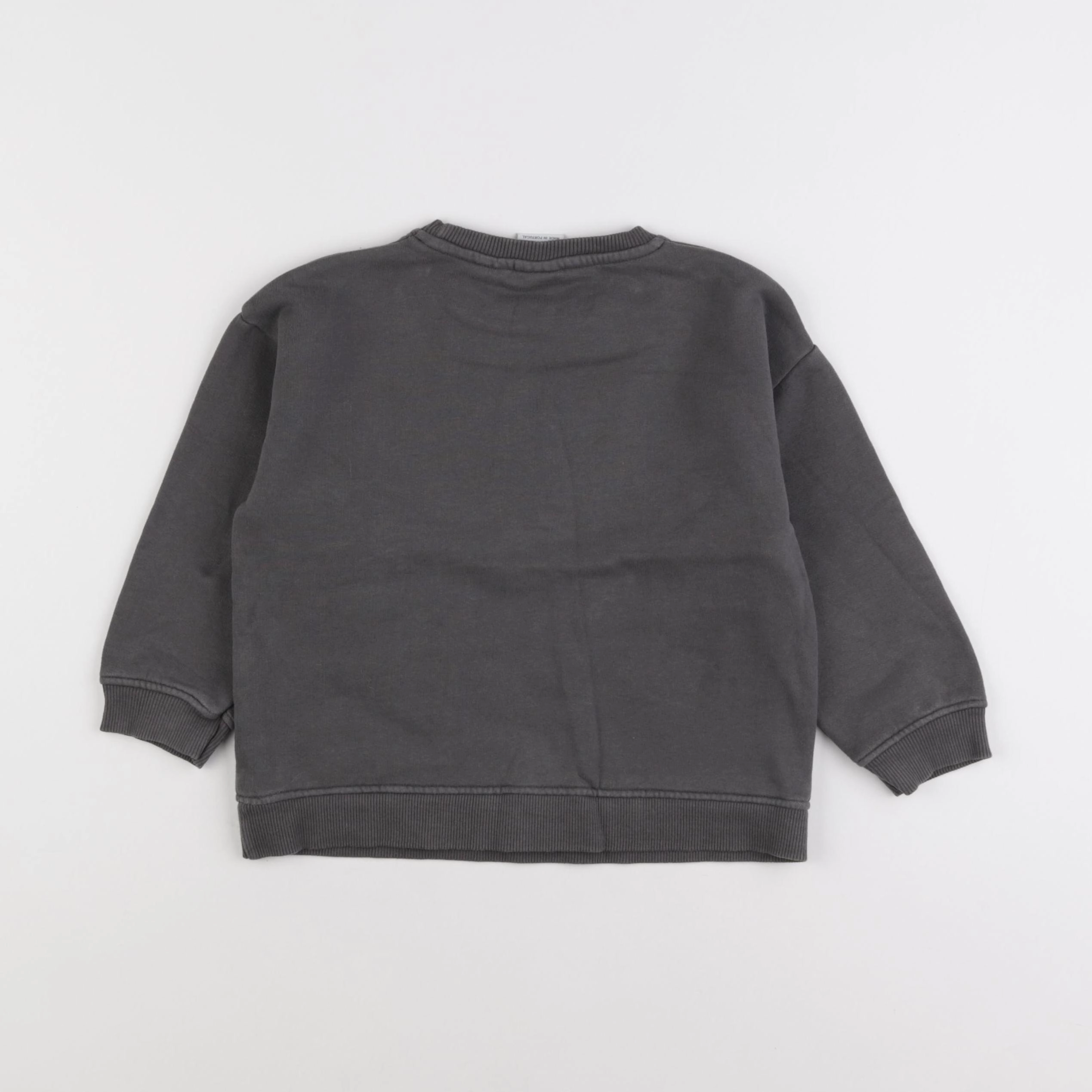 Zara - sweat gris - 2/3 ans