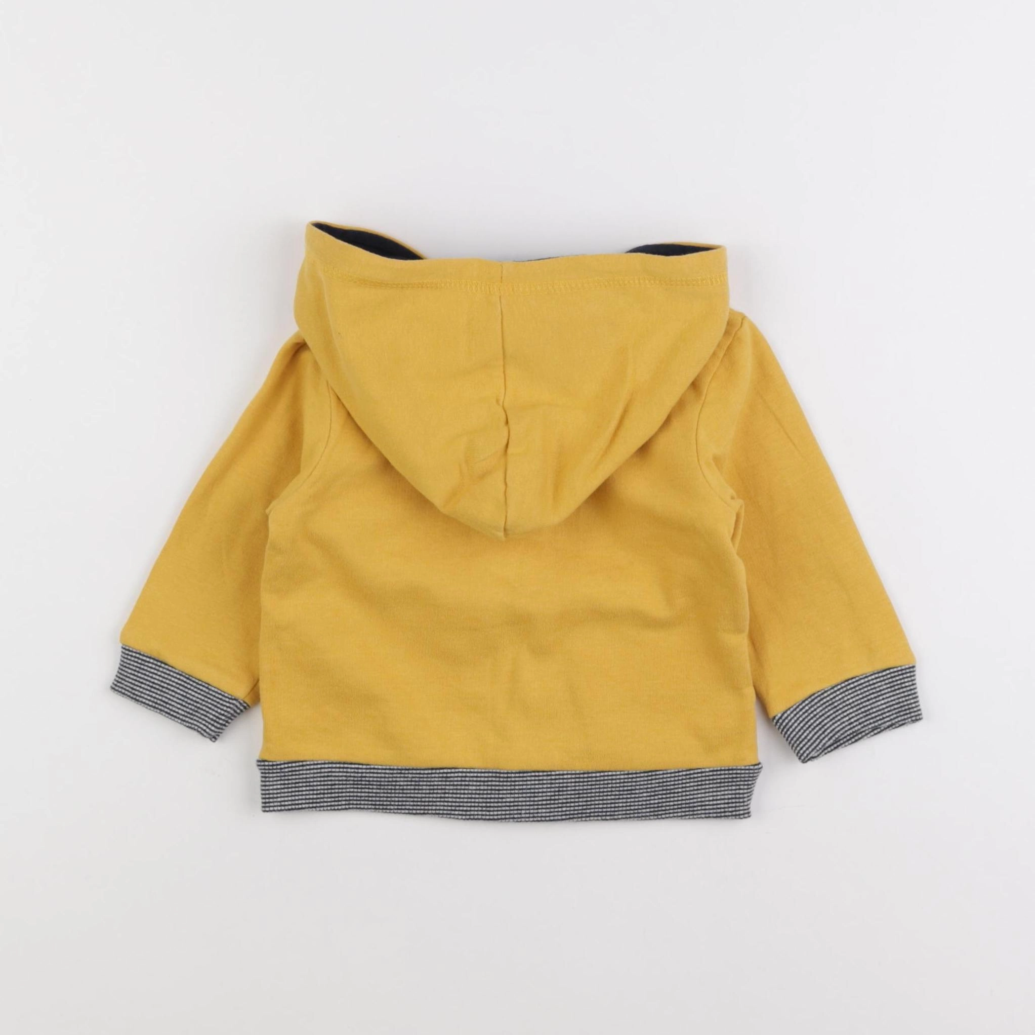 Tape à l'oeil - sweat jaune - 9 mois