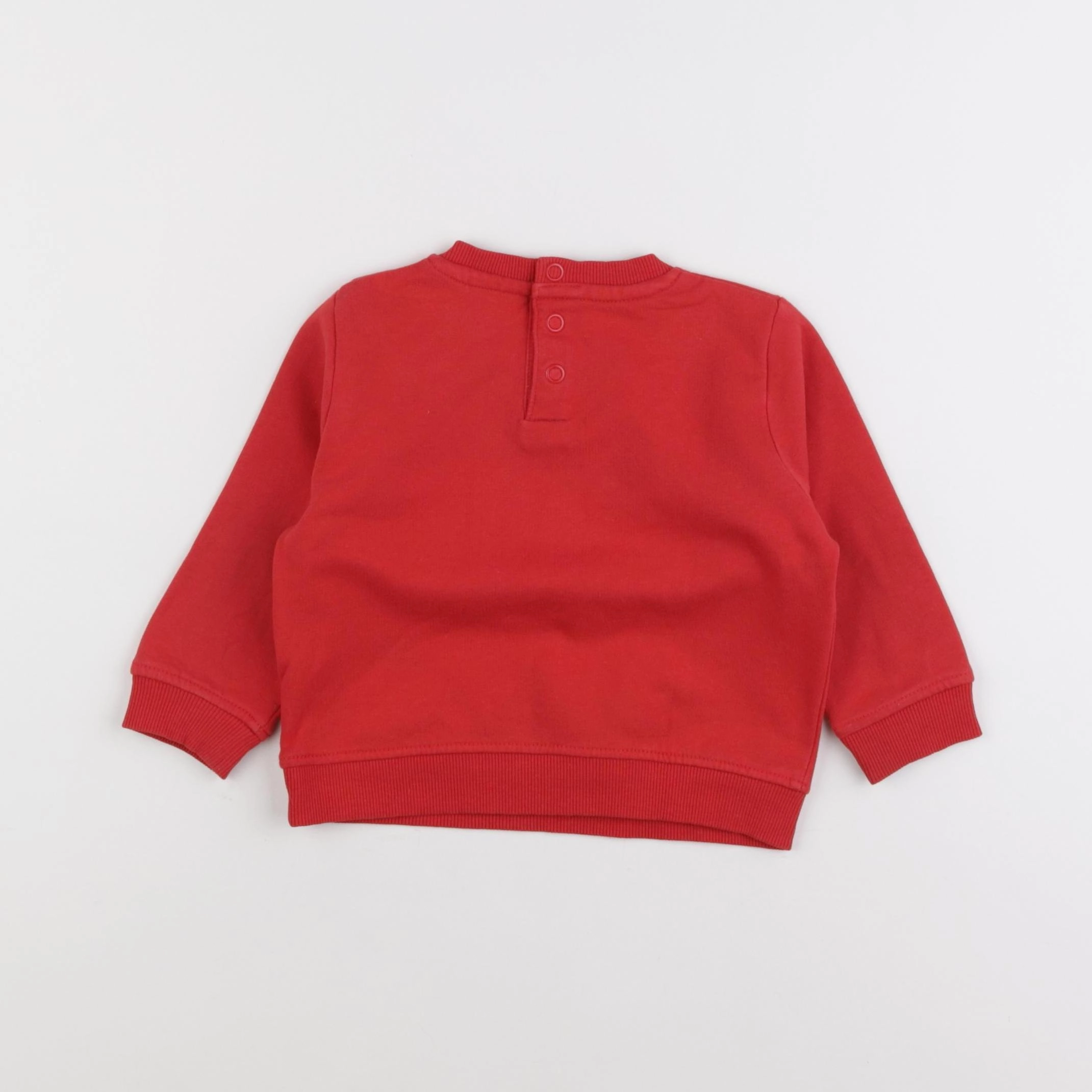 Tape à l'oeil - sweat rouge - 12 mois