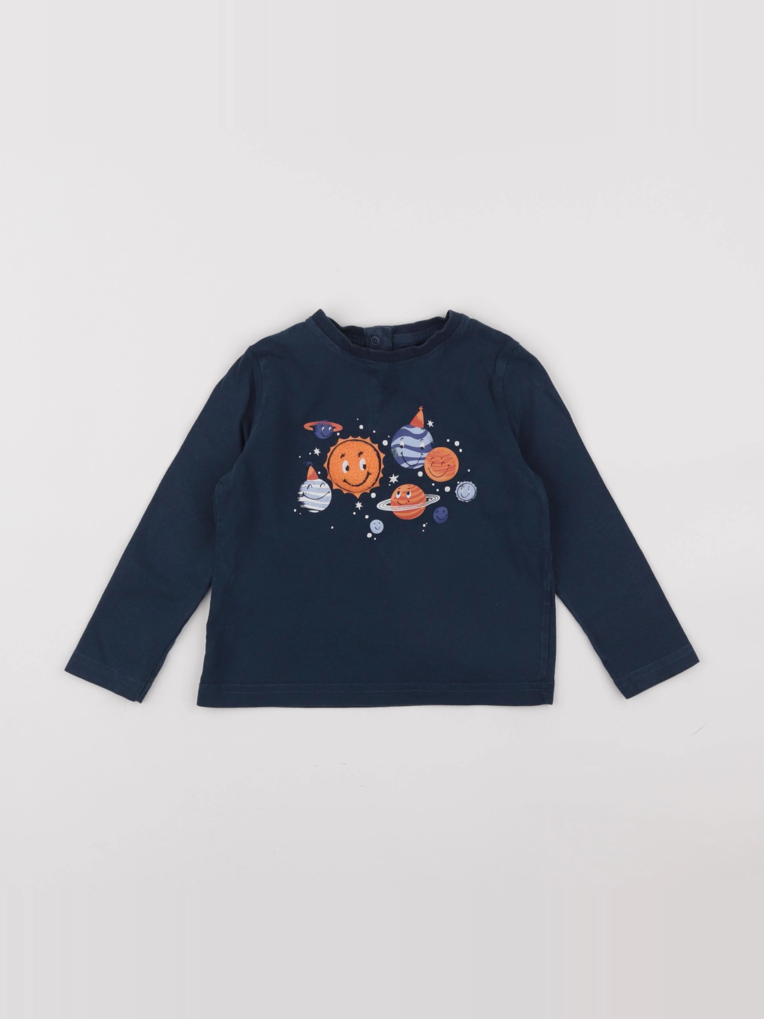 Manor Kids - tee-shirt bleu - 3 ans