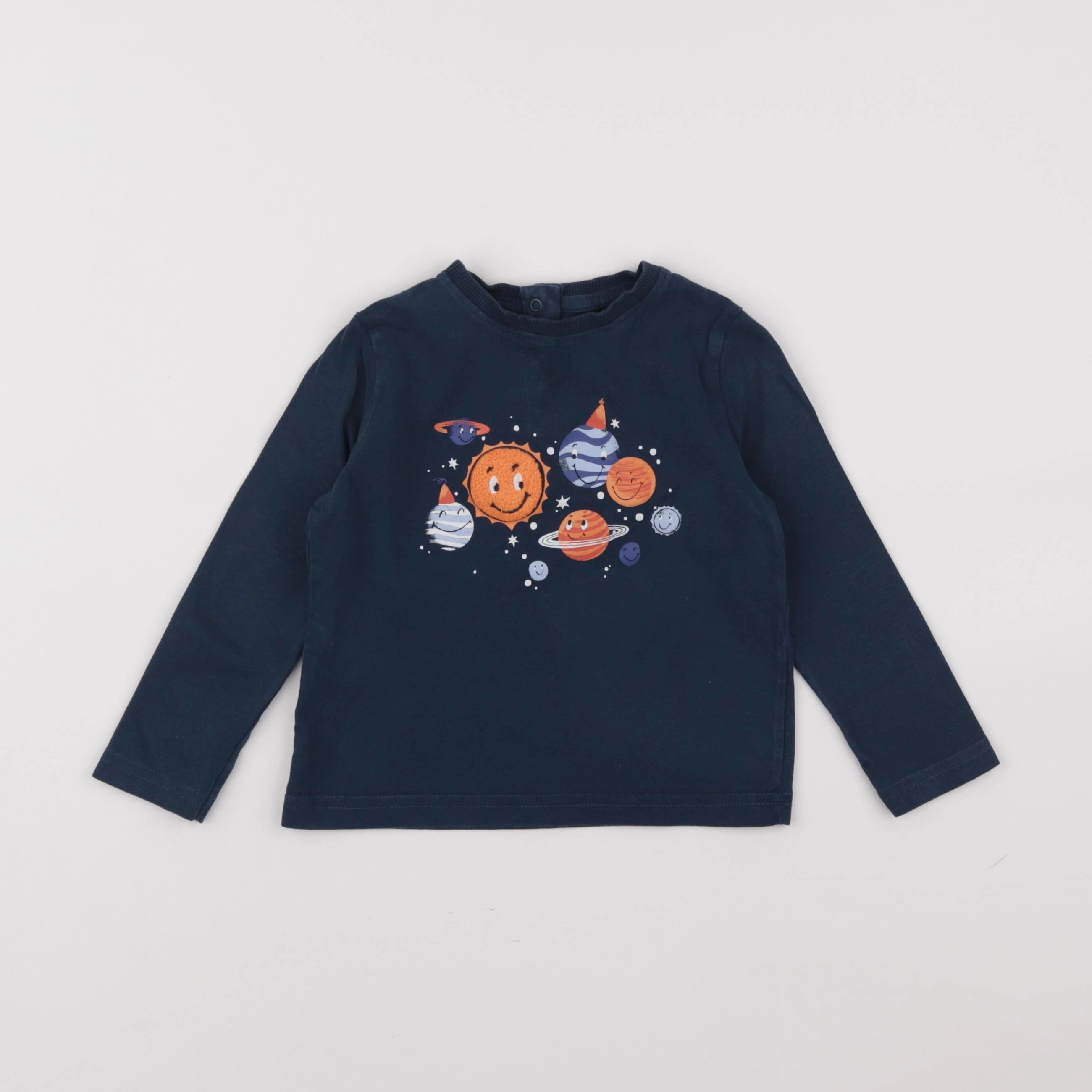 Manor Kids - tee-shirt bleu - 3 ans