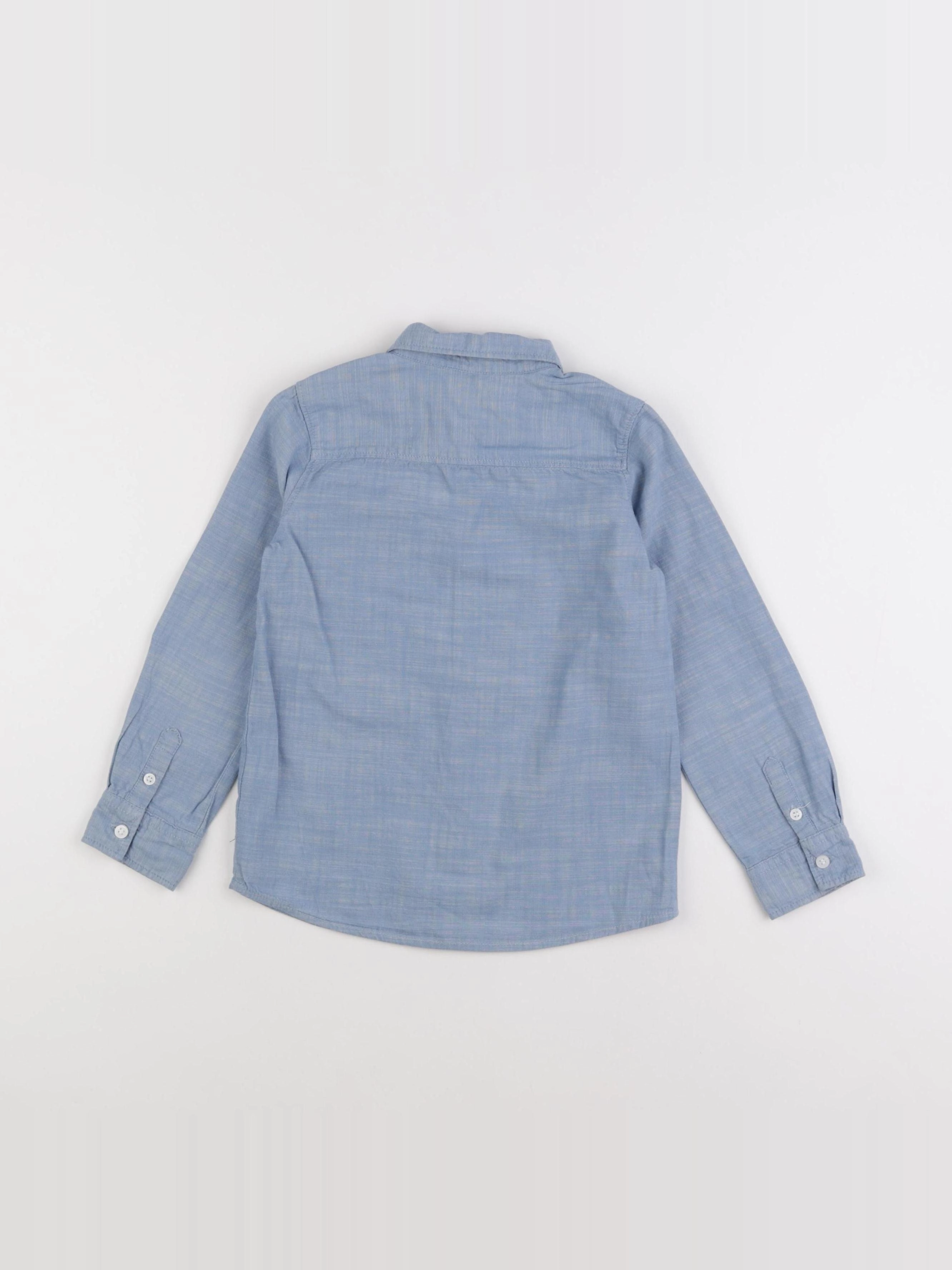Tape à l'oeil - chemise bleu - 4 ans