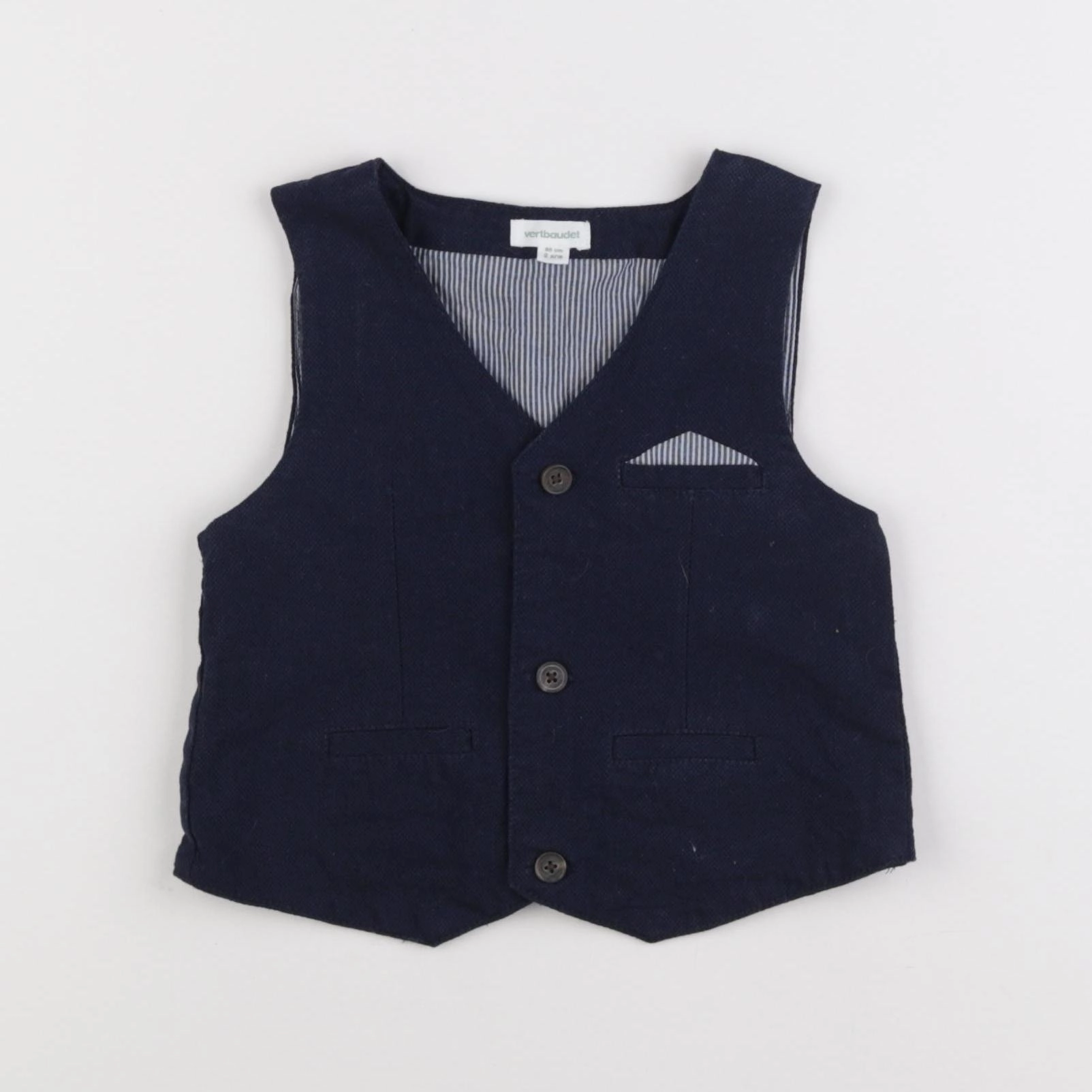 Vertbaudet - gilet bleu - 18 mois à 2 ans