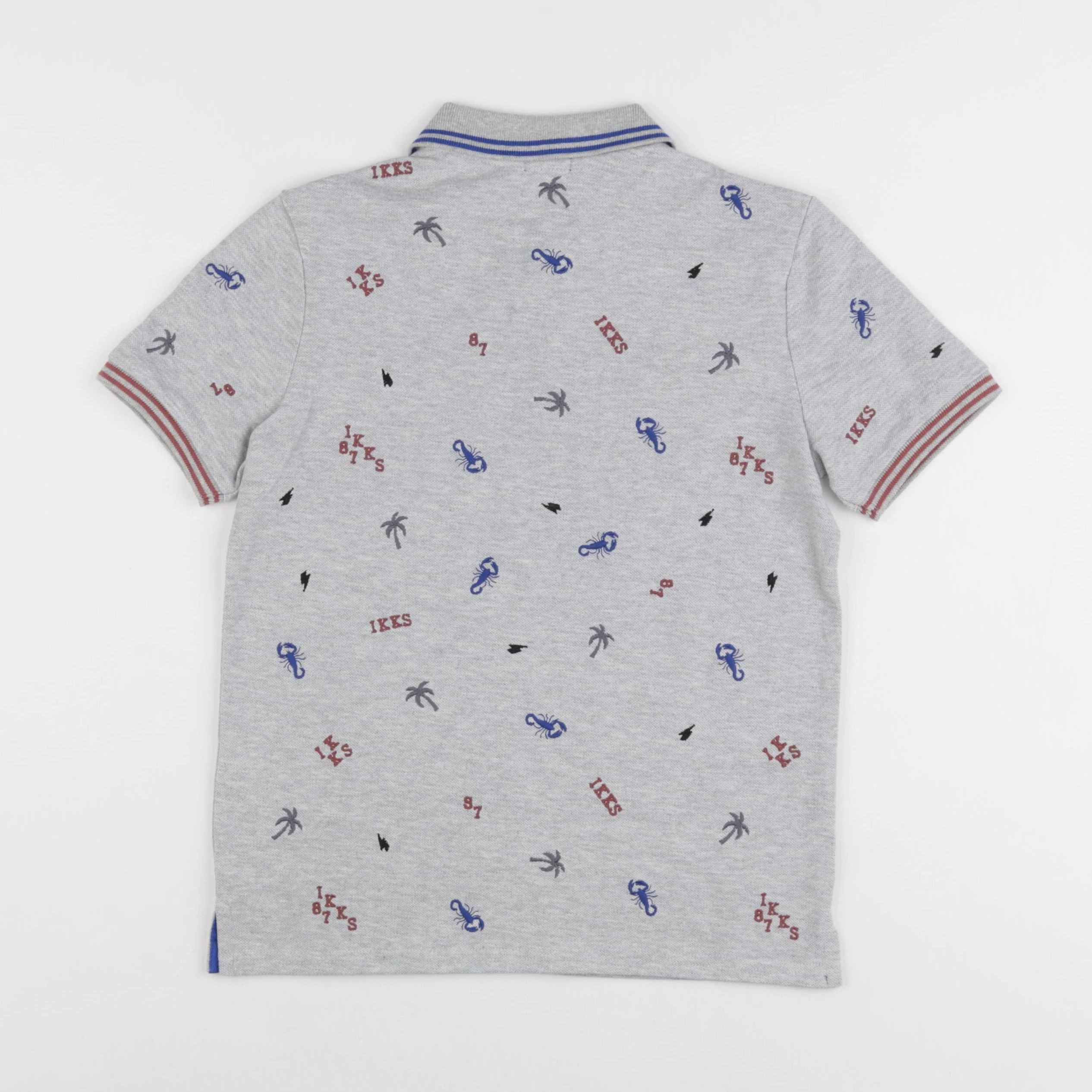 IKKS - polo gris - 10 ans
