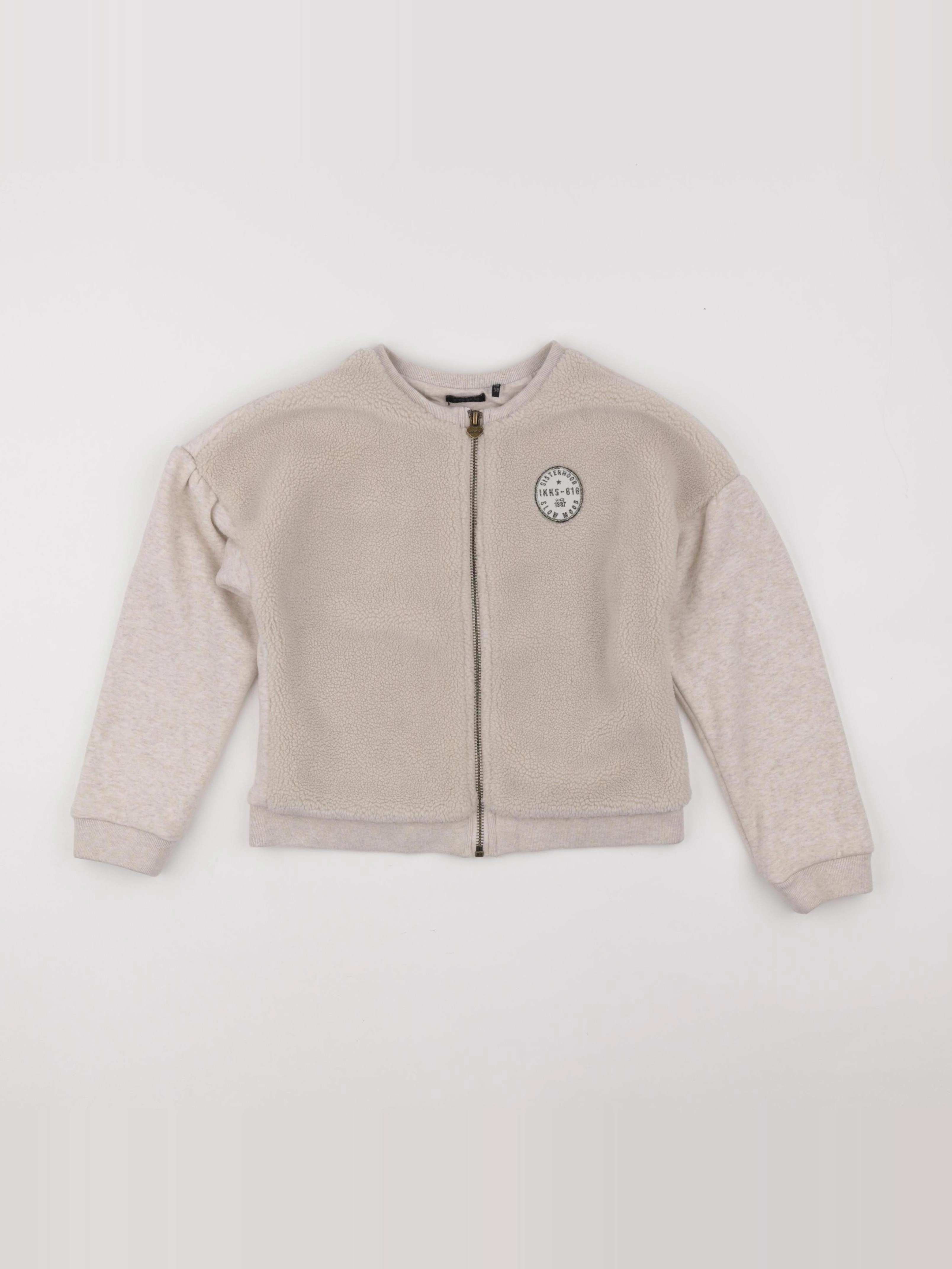 IKKS - sweat beige - 10 ans