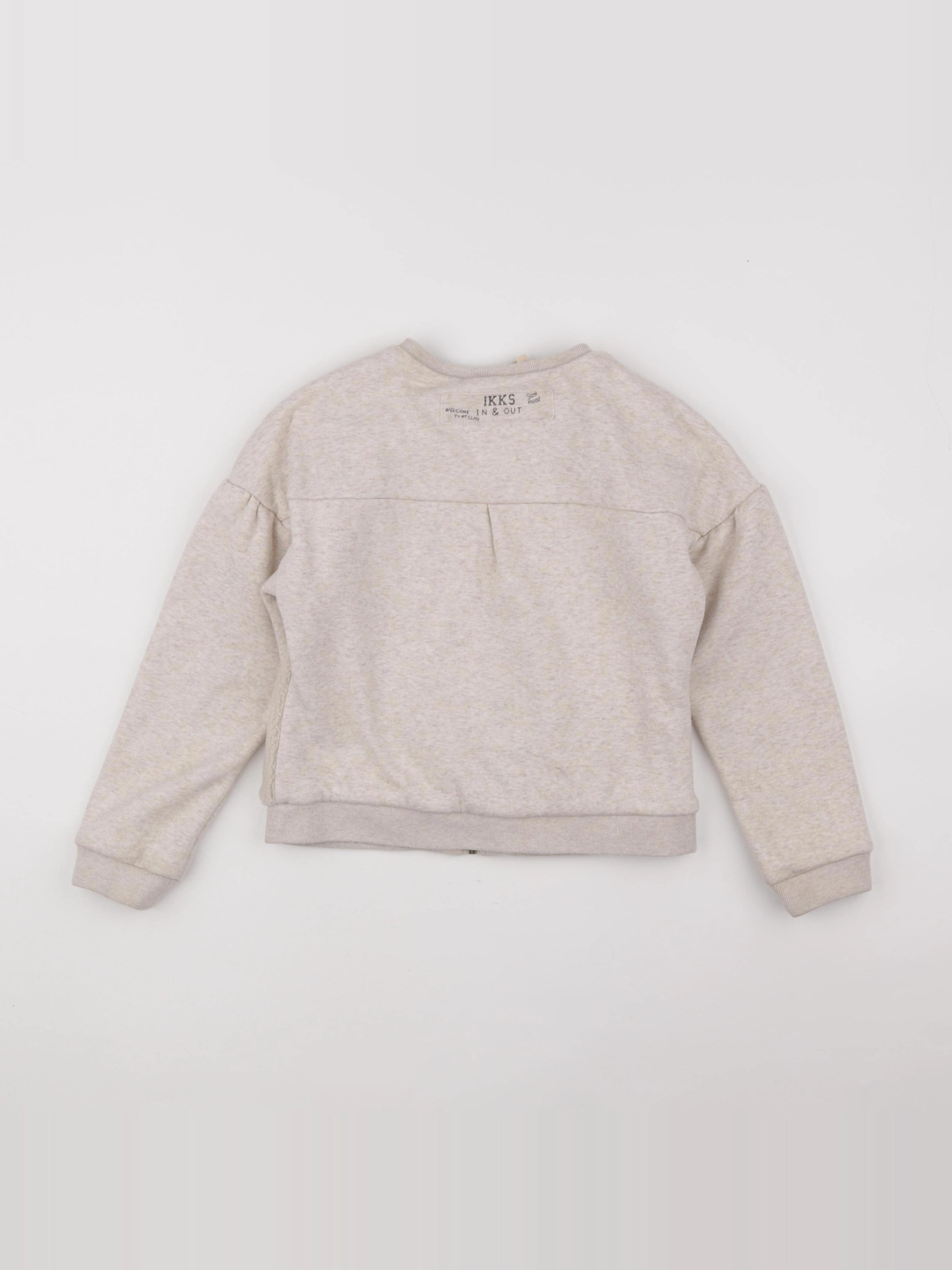 IKKS - sweat beige - 10 ans
