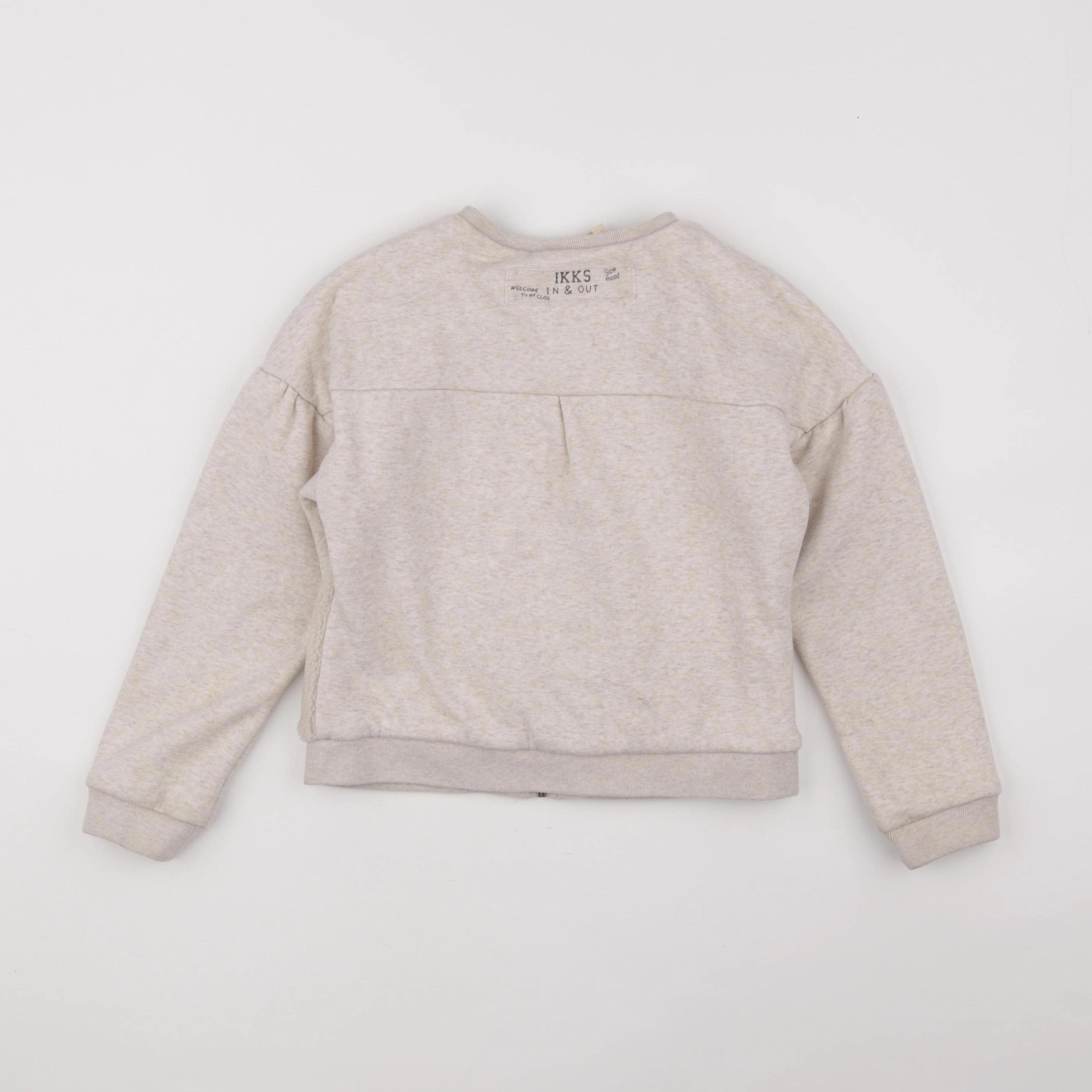 IKKS - sweat beige - 10 ans
