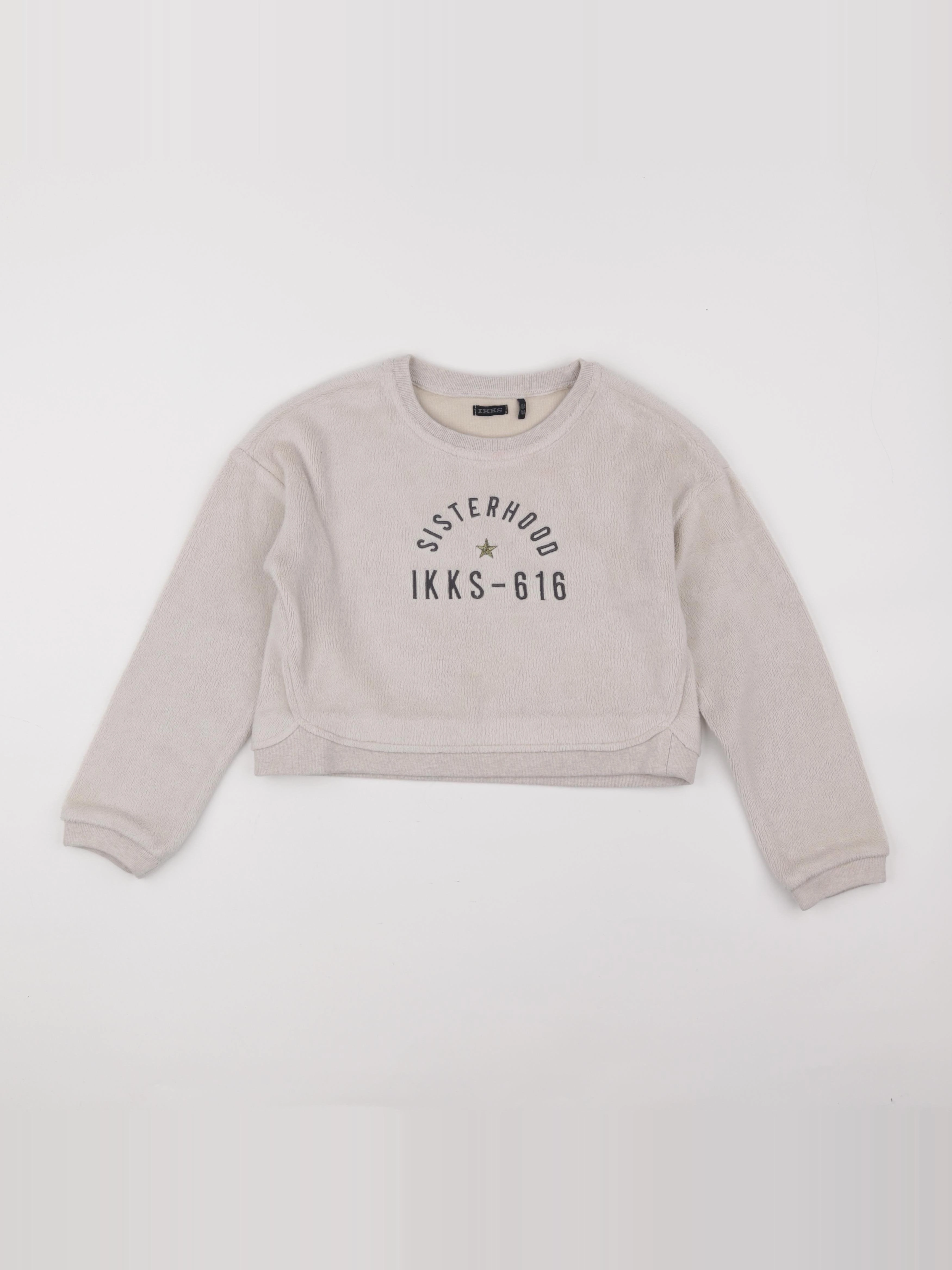 IKKS - sweat beige - 10 ans