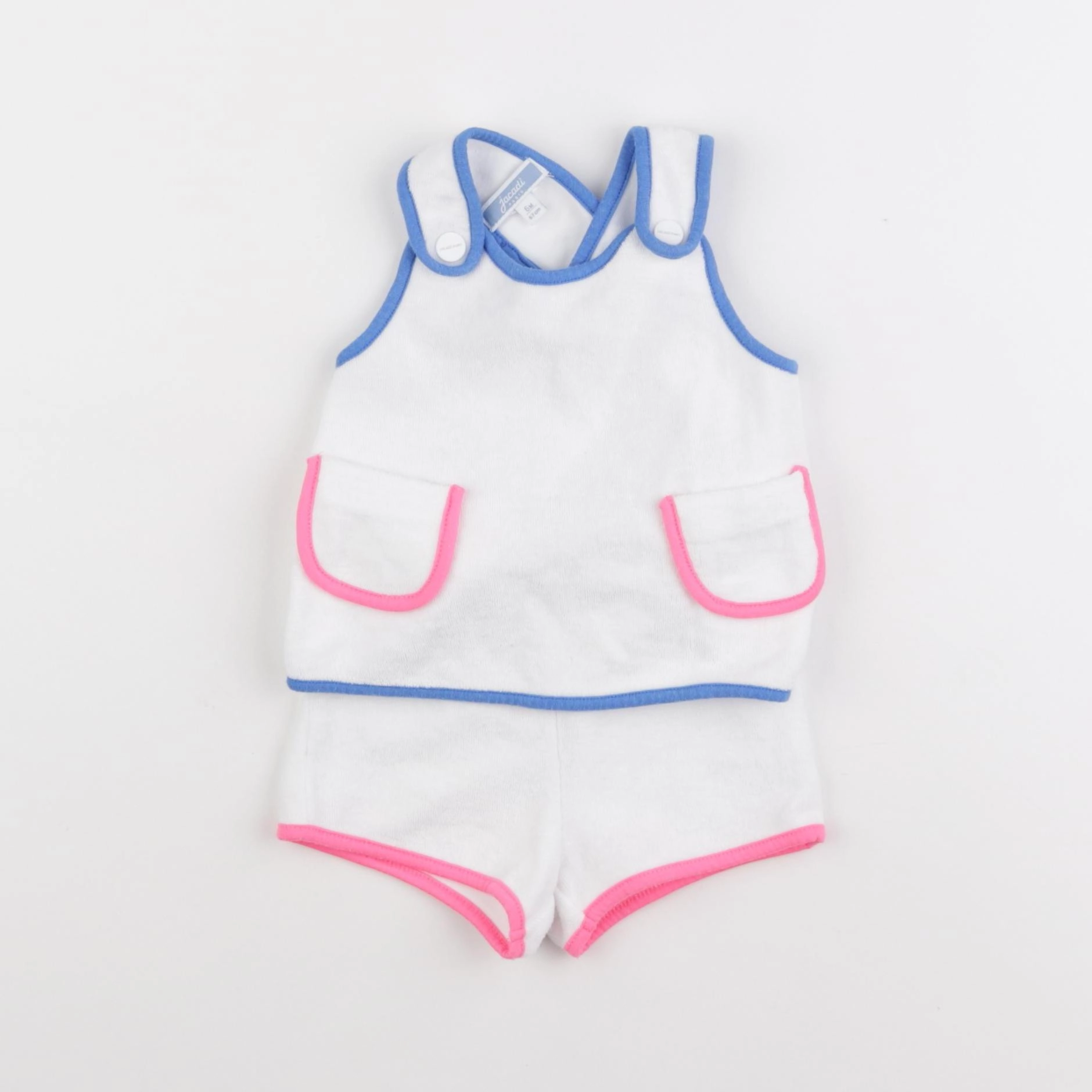 Jacadi - ensemble blanc - 6 mois