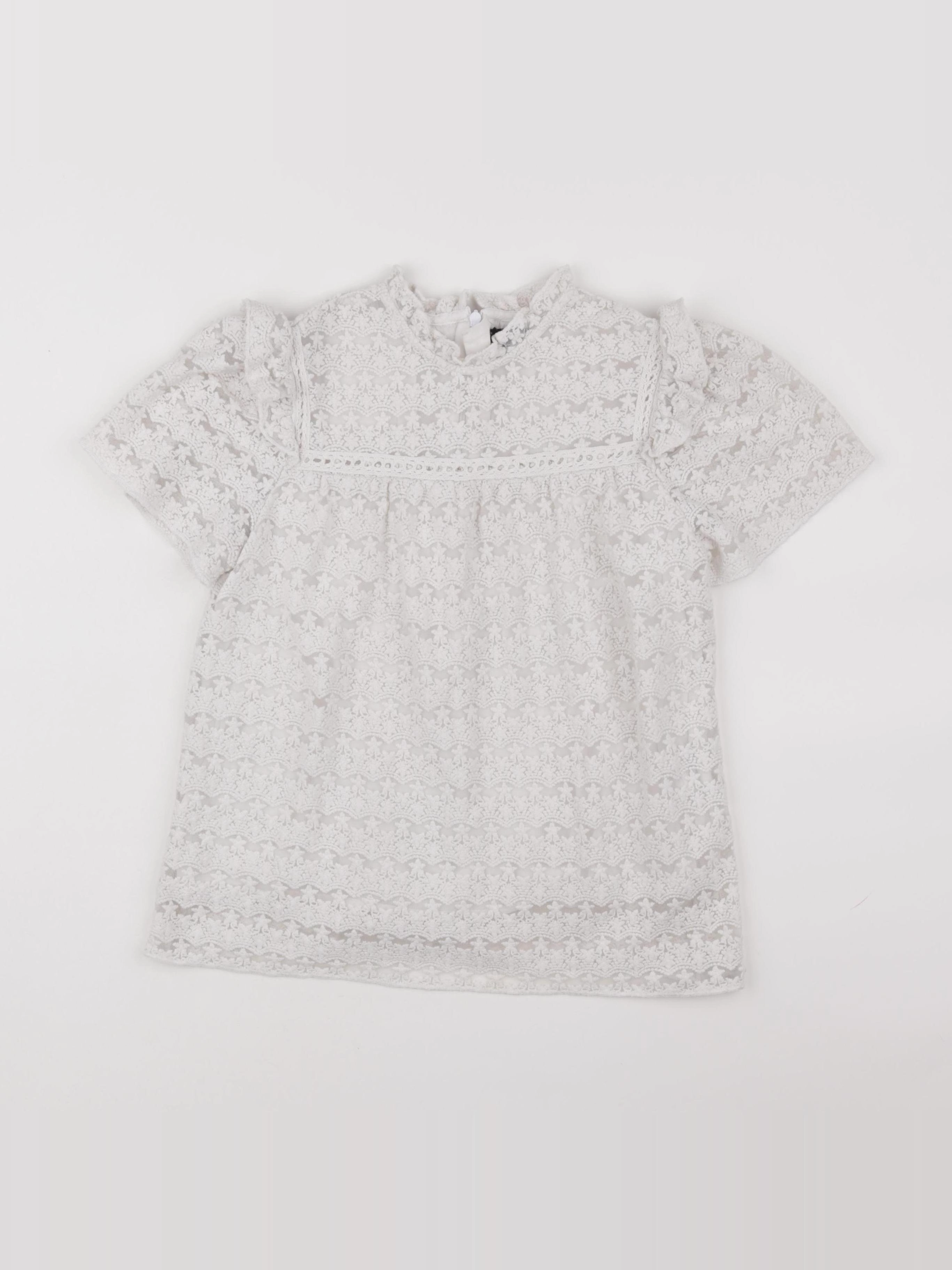 IKKS - blouse blanc - 10 ans