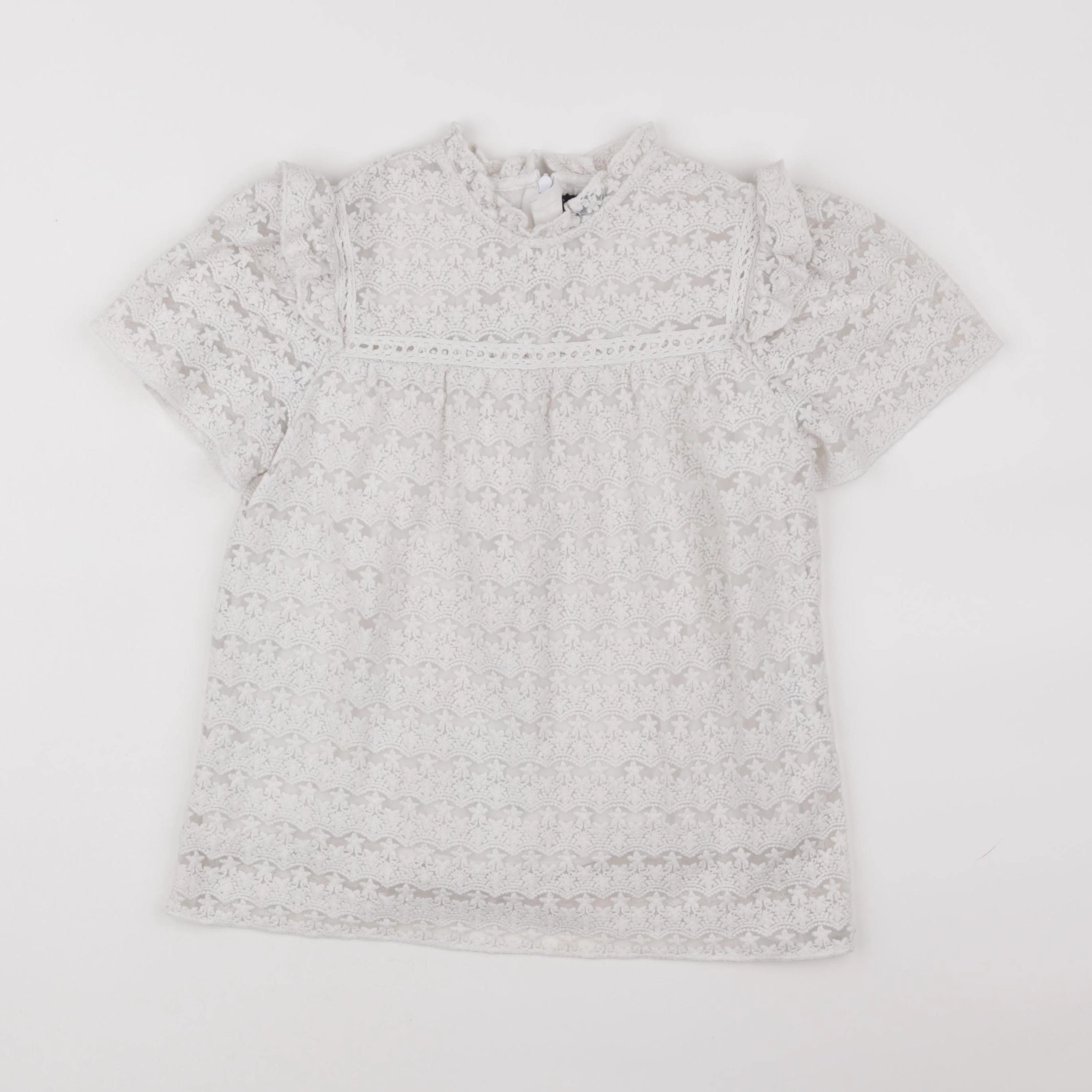 IKKS - blouse blanc - 10 ans