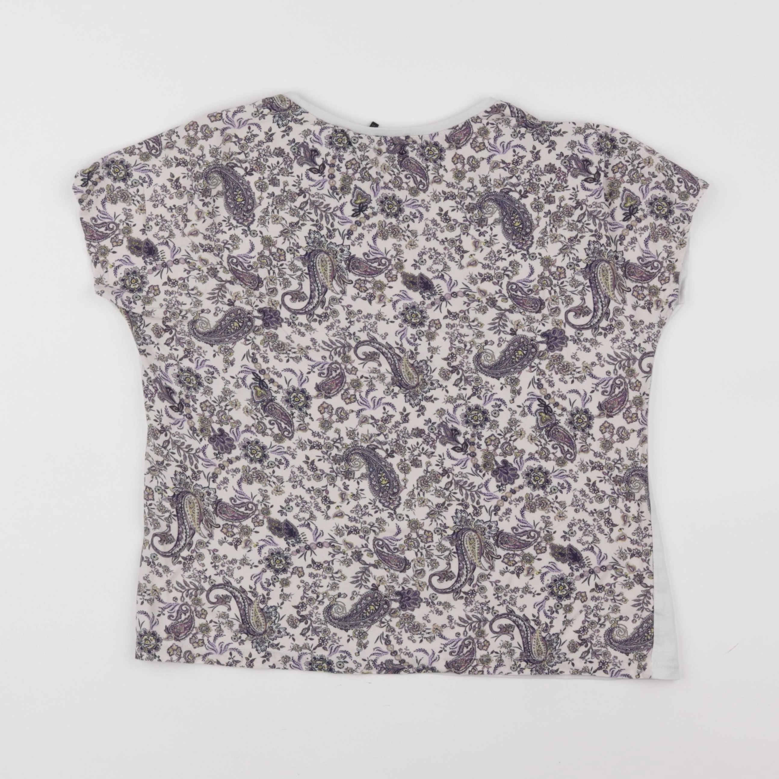 IKKS - tee-shirt imprimé au dos blanc, violet - 12 ans