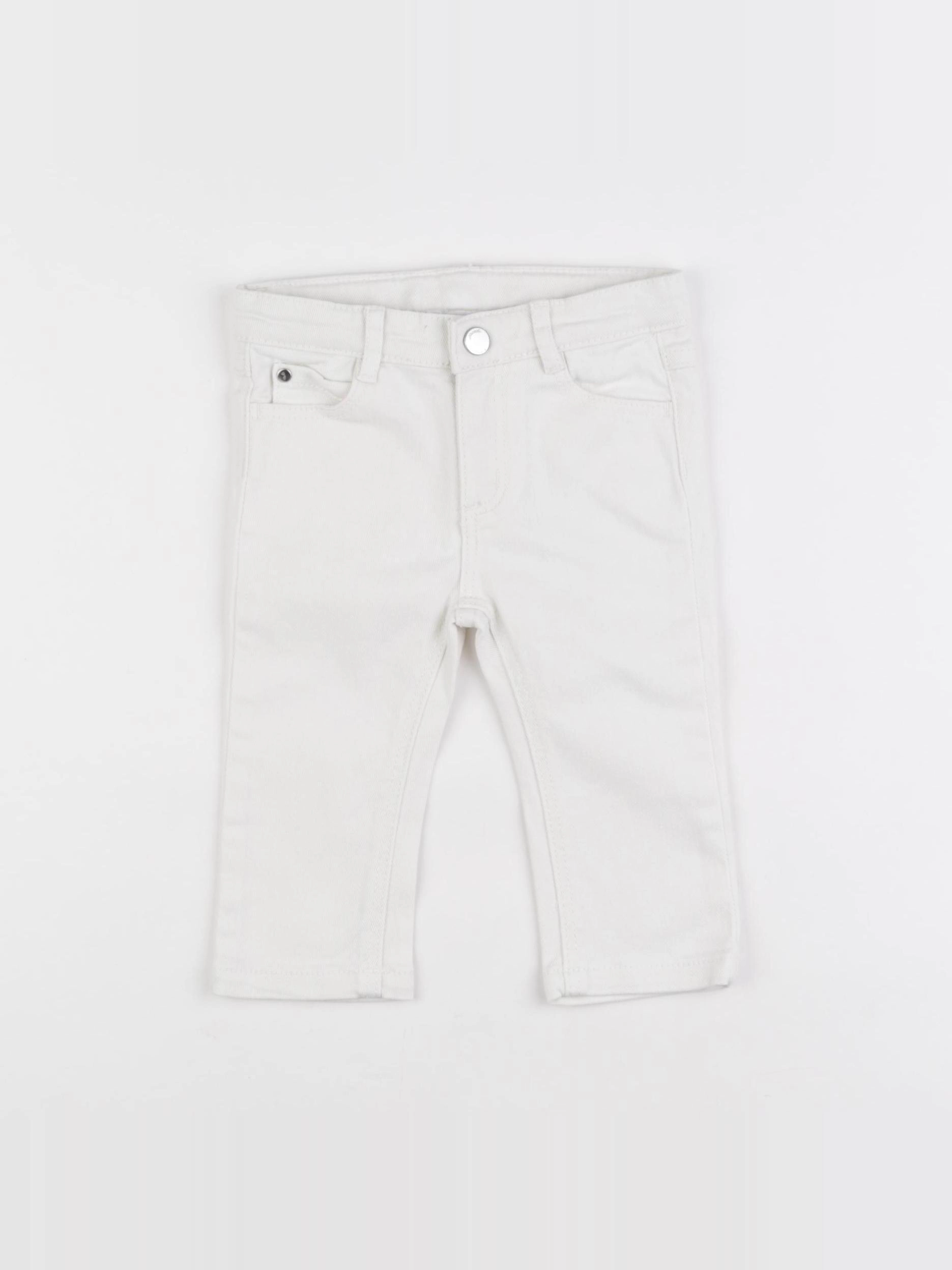 Jacadi - jean beige - 12 mois
