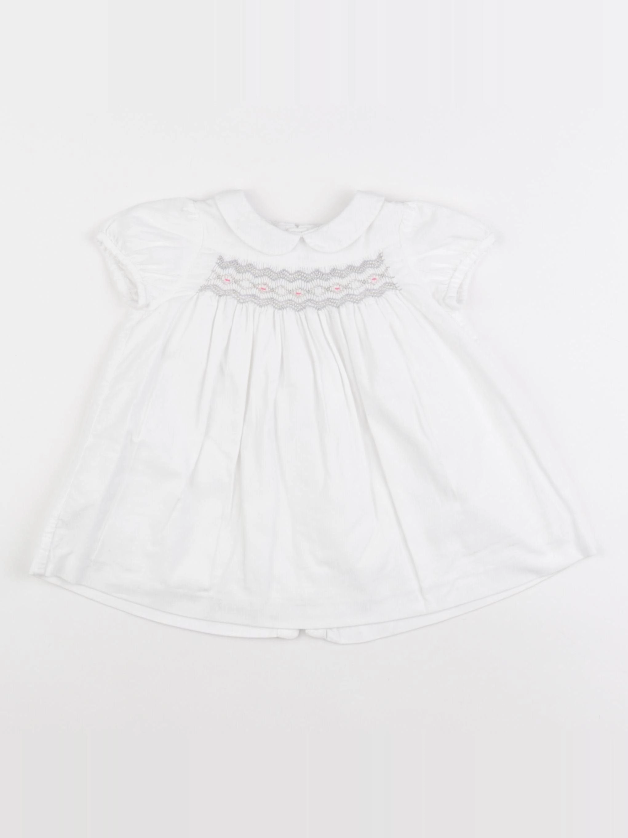 Jacadi - robe blanc - 12 mois