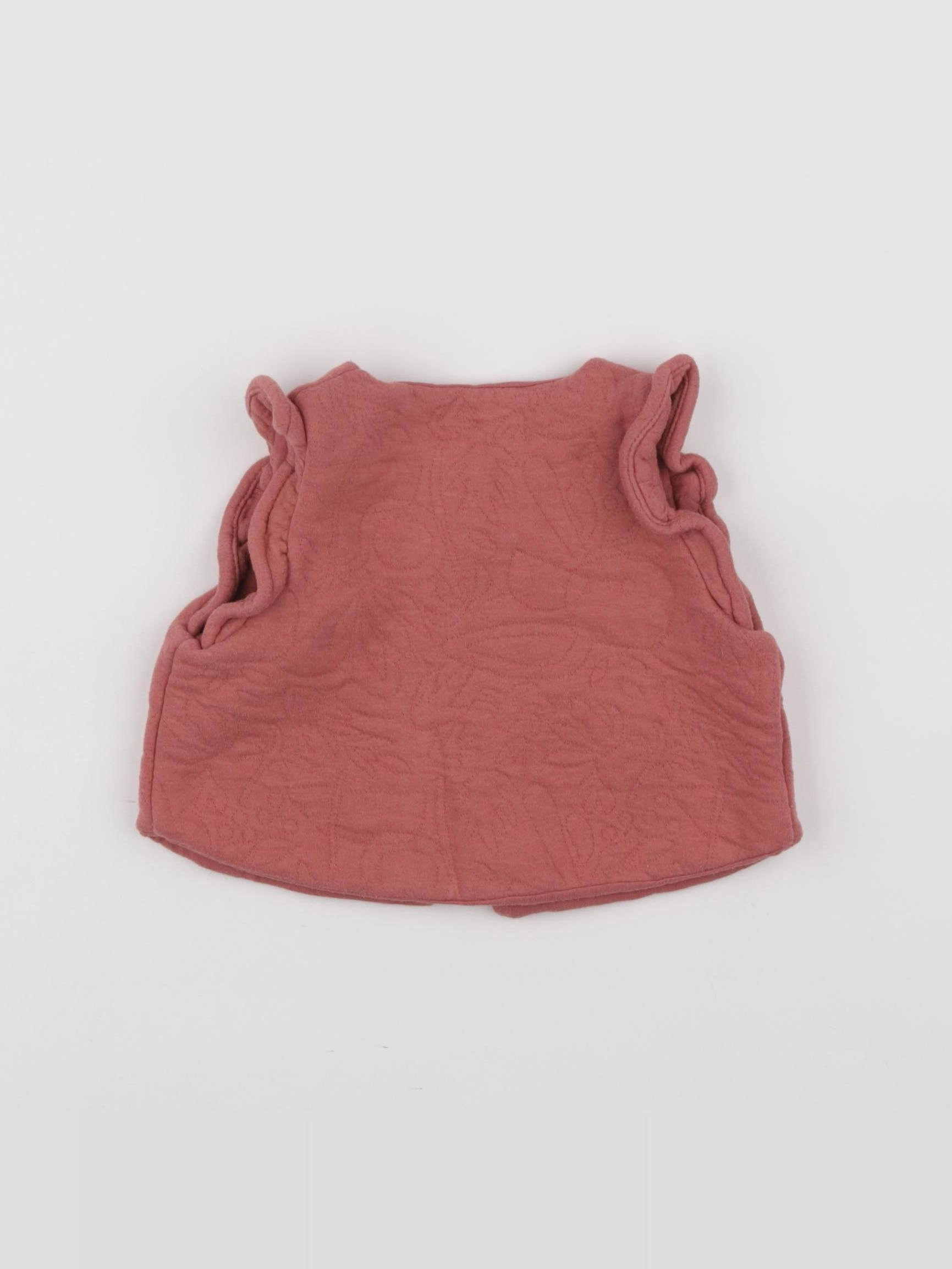 Tape à l'oeil - gilet rose - 6 mois