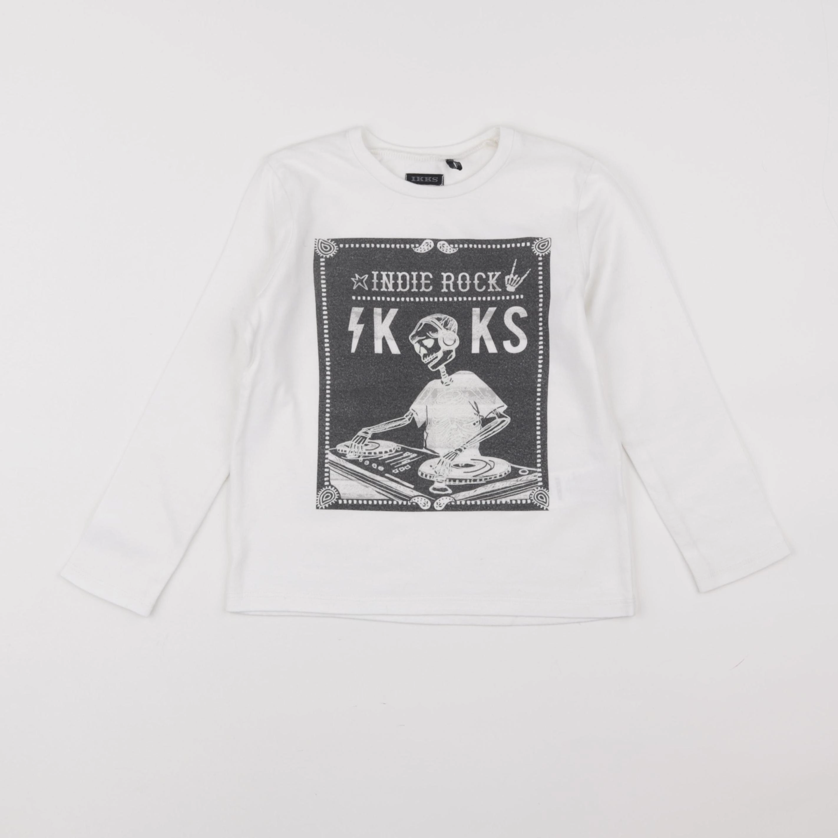 IKKS - tee-shirt blanc - 5 ans