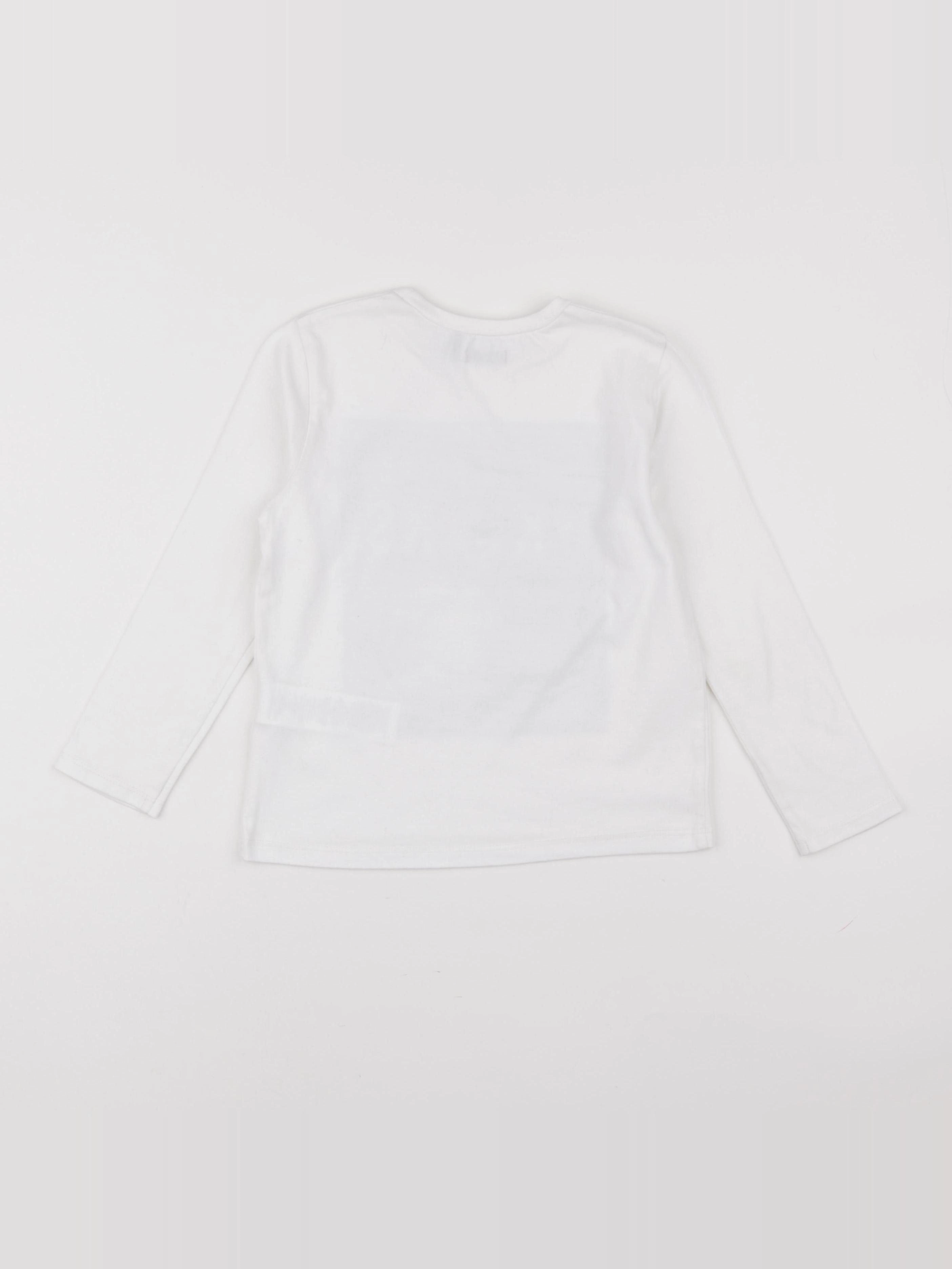 IKKS - tee-shirt blanc - 5 ans
