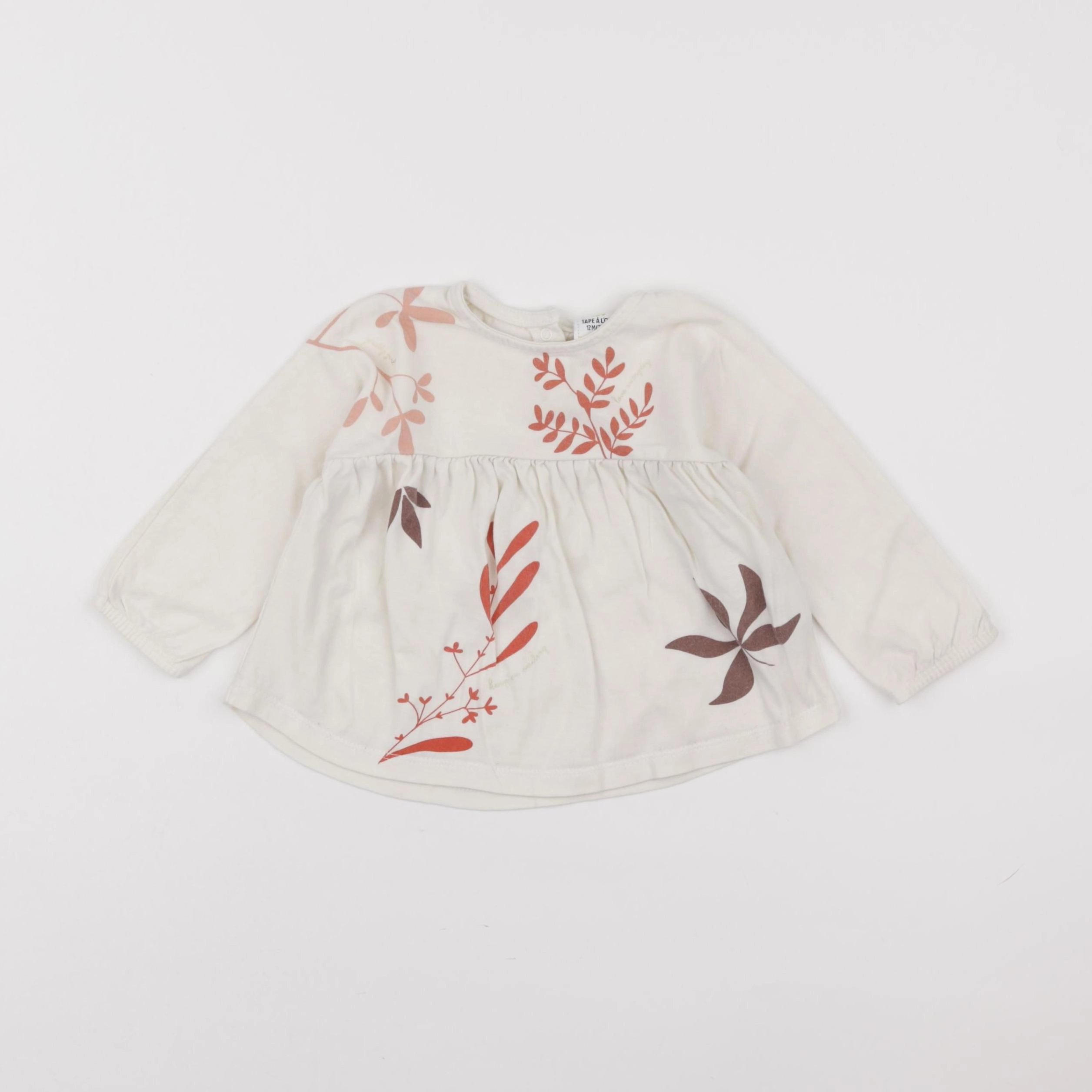 Tape à l'oeil - tee-shirt beige - 12 mois