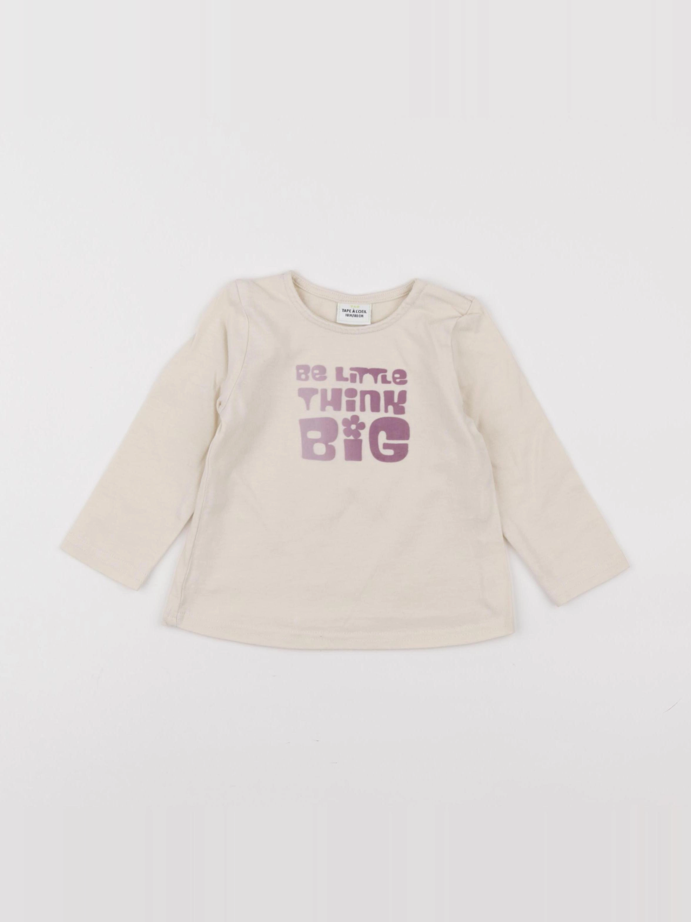 Tape à l'oeil - tee-shirt beige - 18 mois